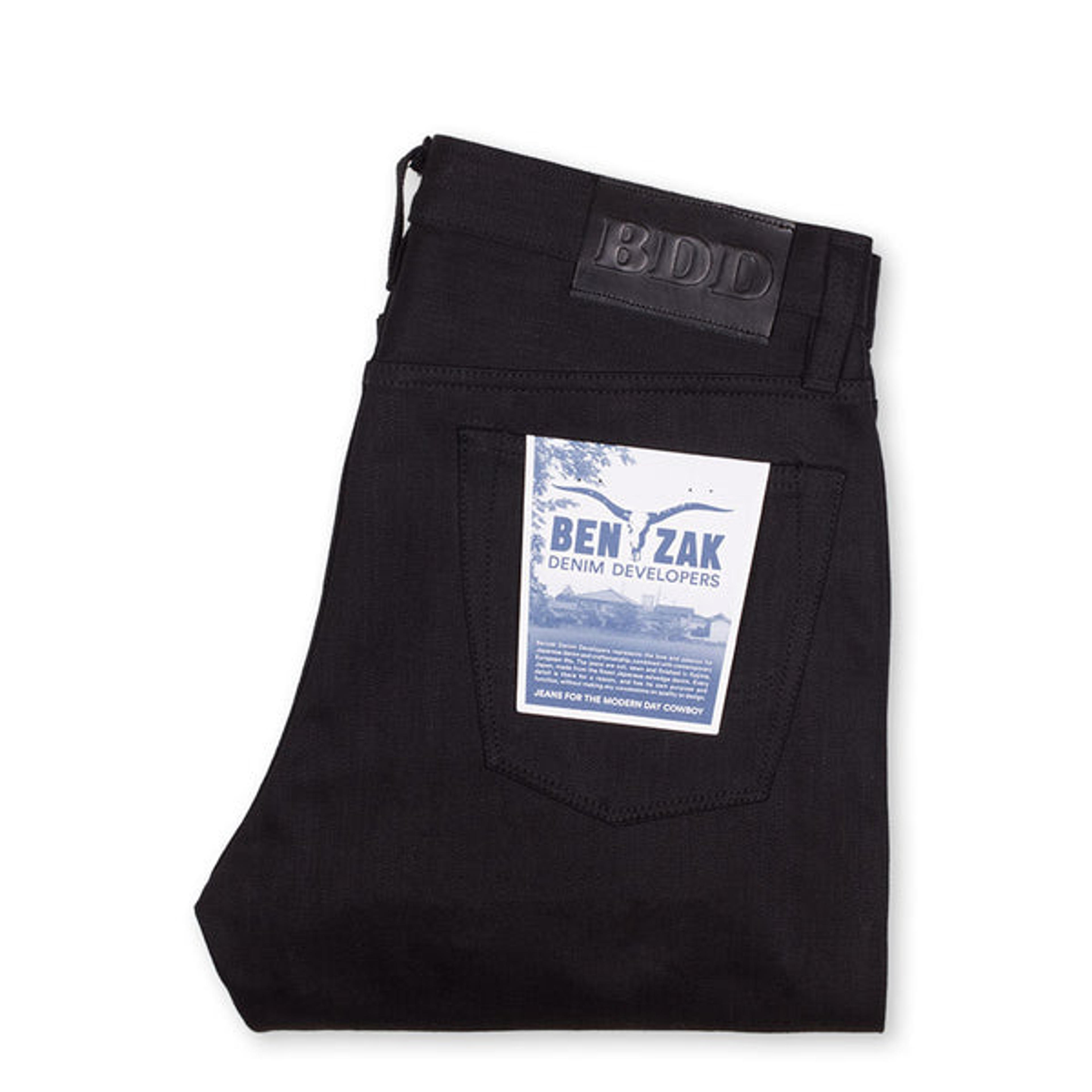 BDD-711 black black 14 oz. RHT | BENZAK – Benzak Denim Developers