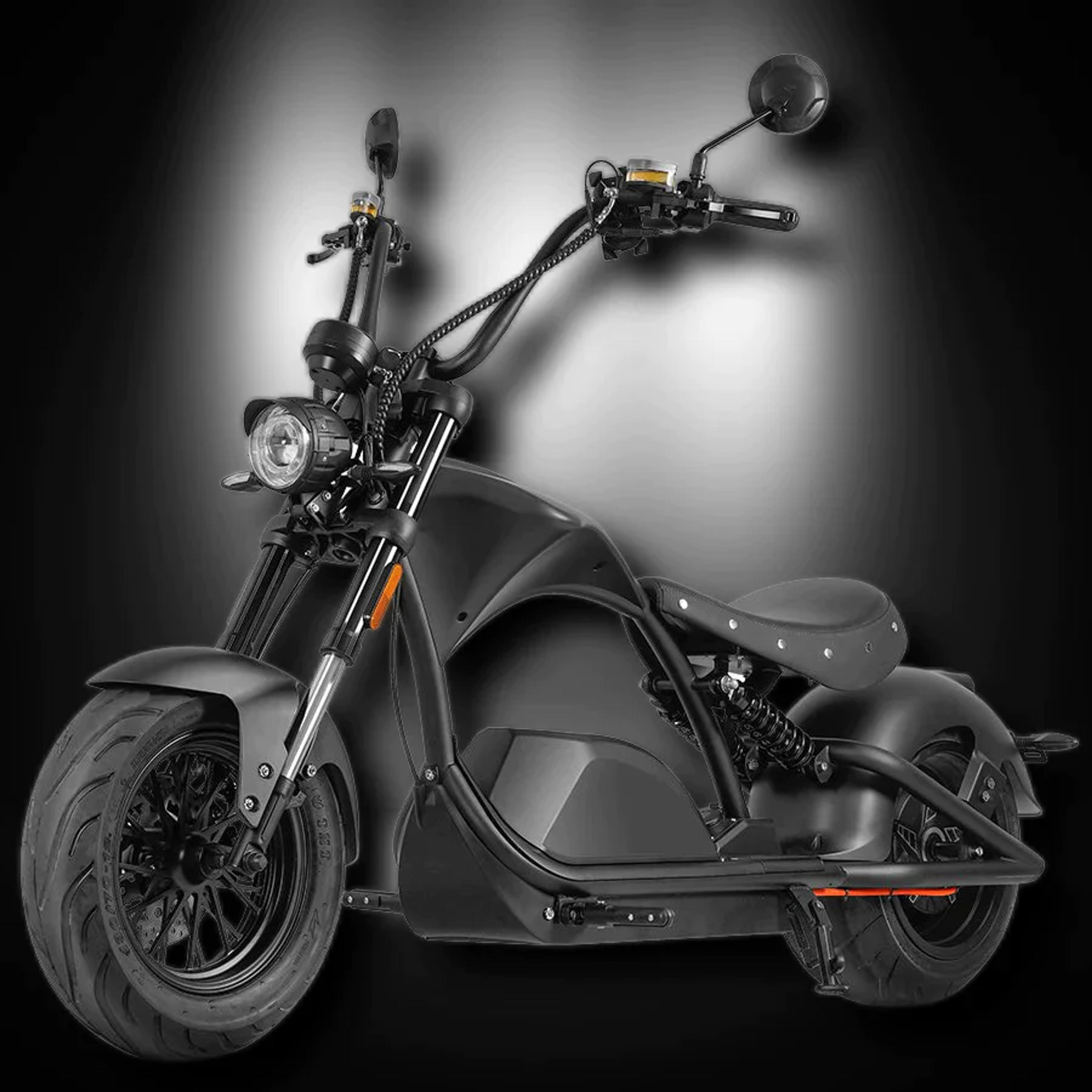 INTHEZONE M1PS Electric Chopper Motorcycle Harley Style 25 km/h