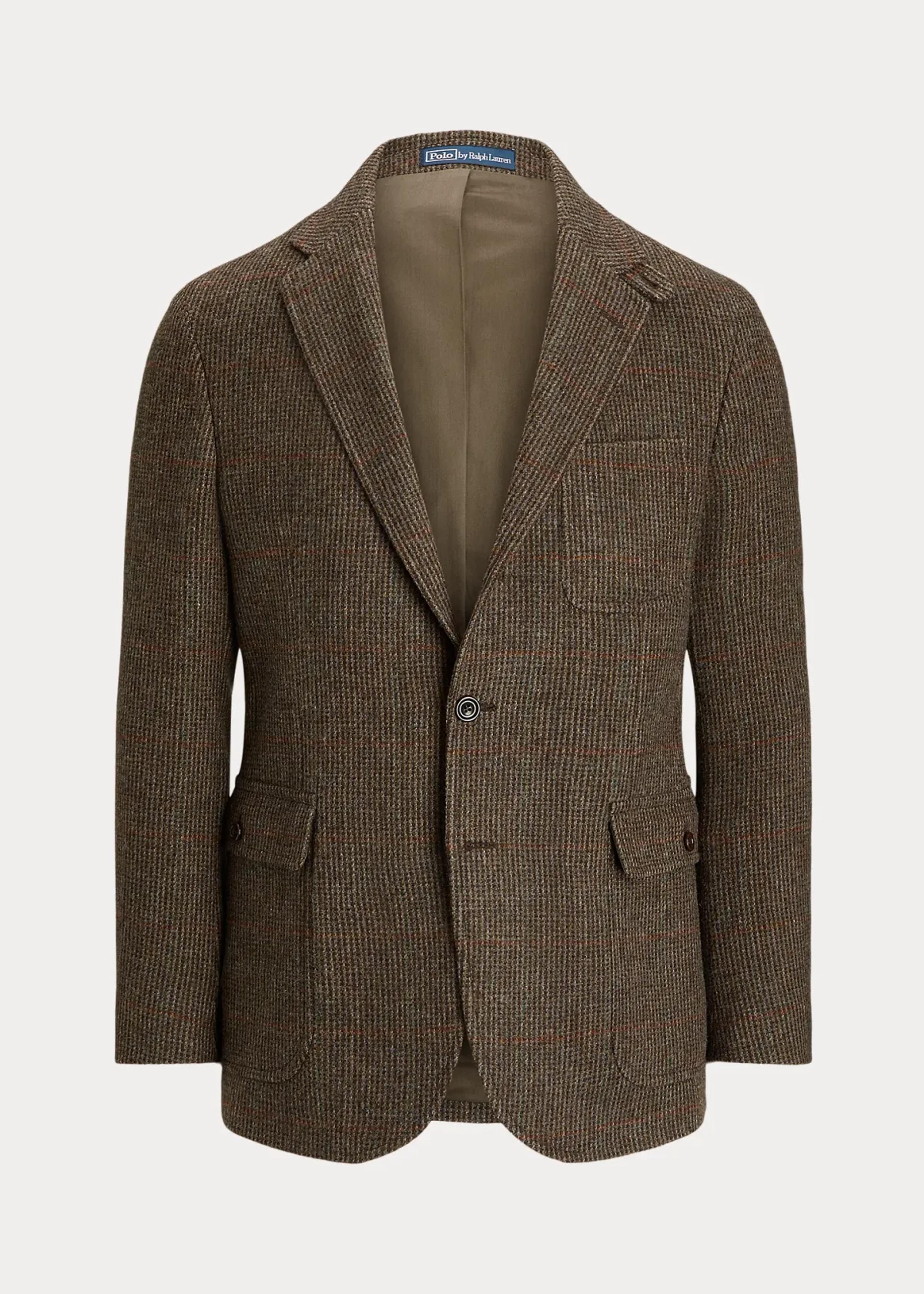 Polo Plaid Shetland Wool Tweed Jacket