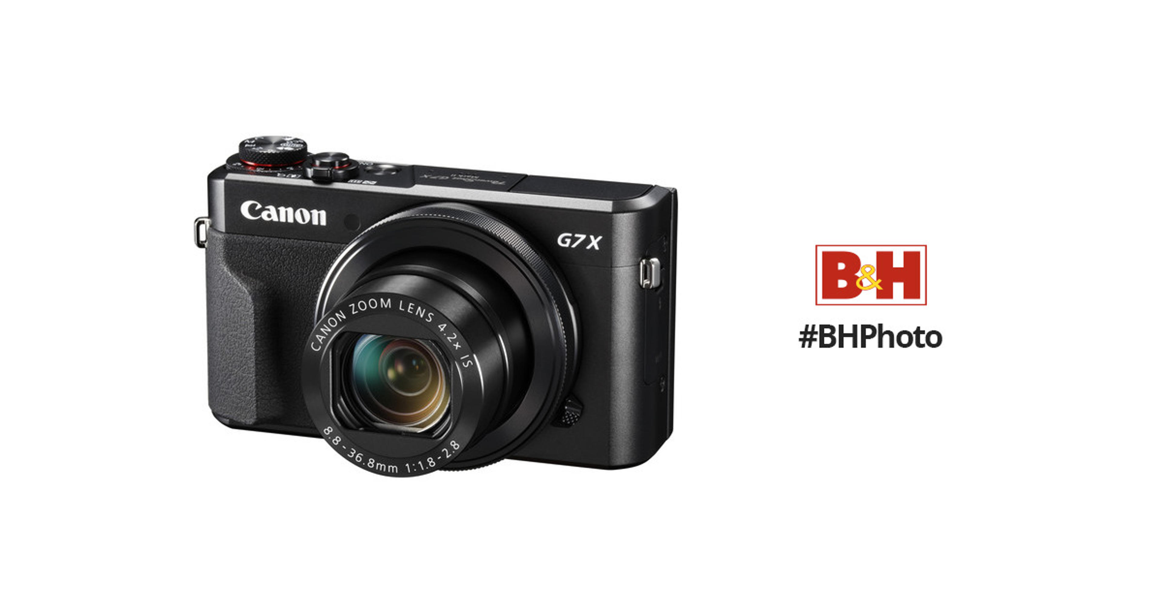 Canon G7X Mark II PowerShot Digital Camera [G7X Mark II] 1066C001 B&H