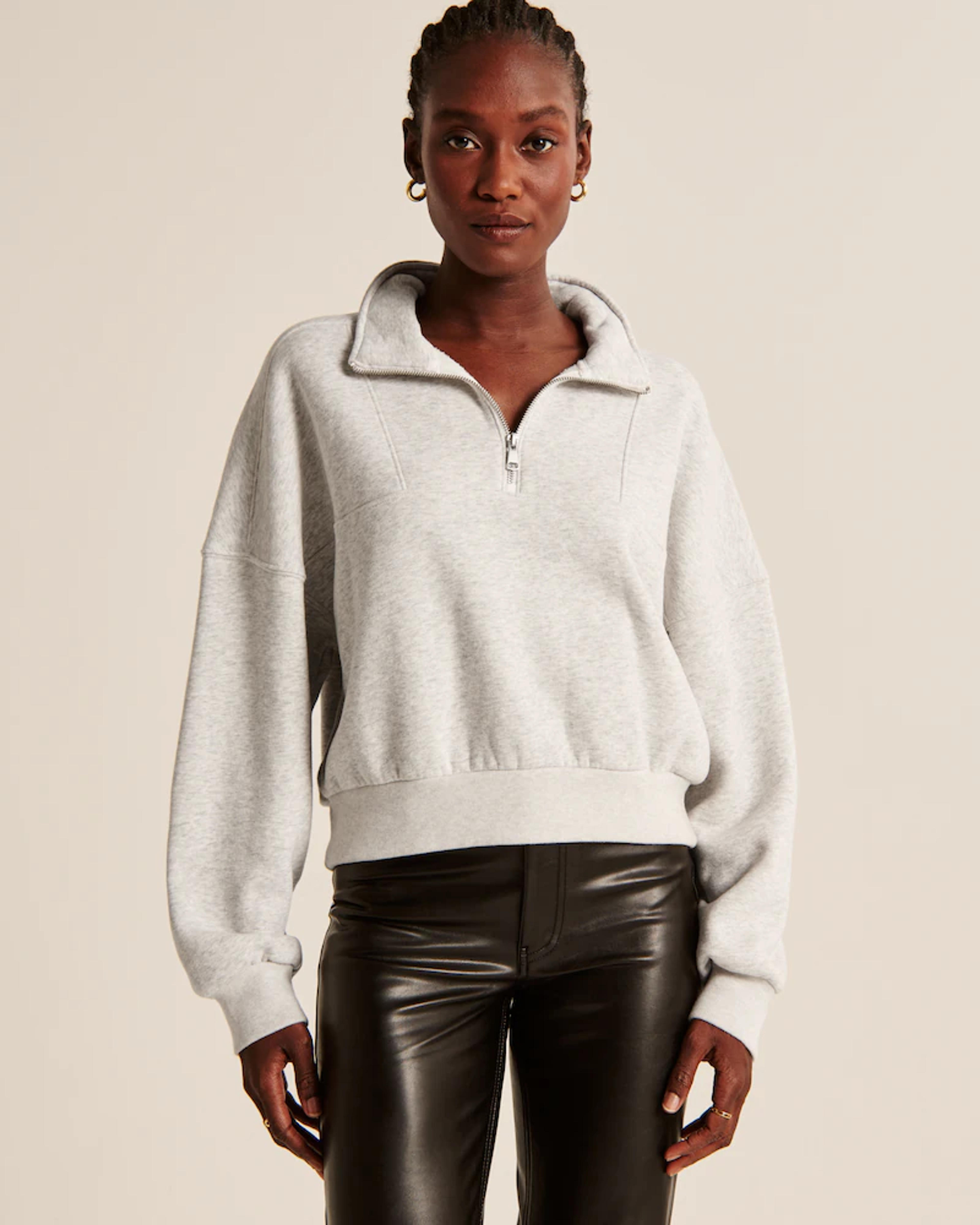 Women's Essential SoftAF Max Mock Half-Zip | Women's | Abercrombie.com