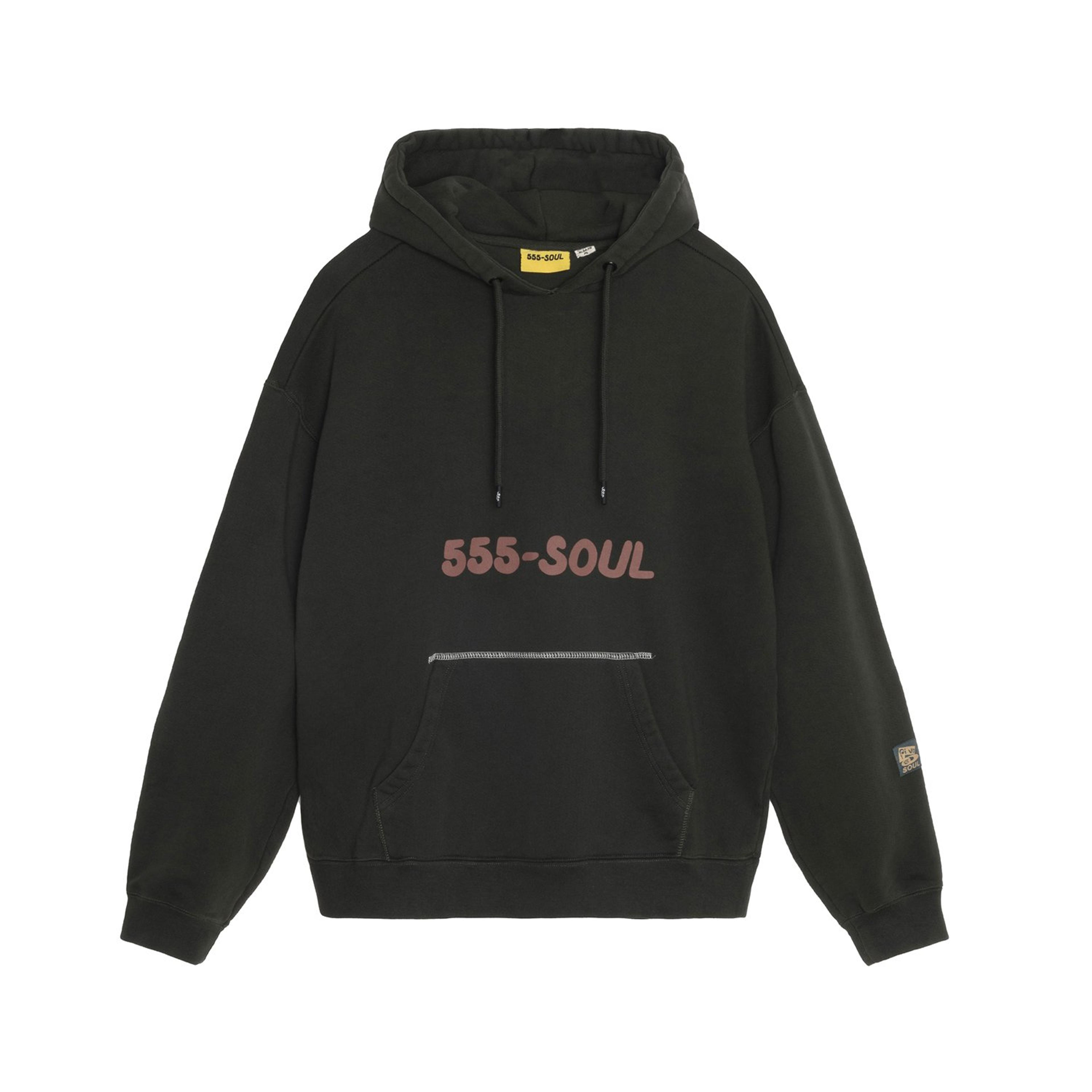 TRIPLE 5 SOUL - LINE GARMENT DYE HOODIE (ARMY GREEN) — TOGETHER