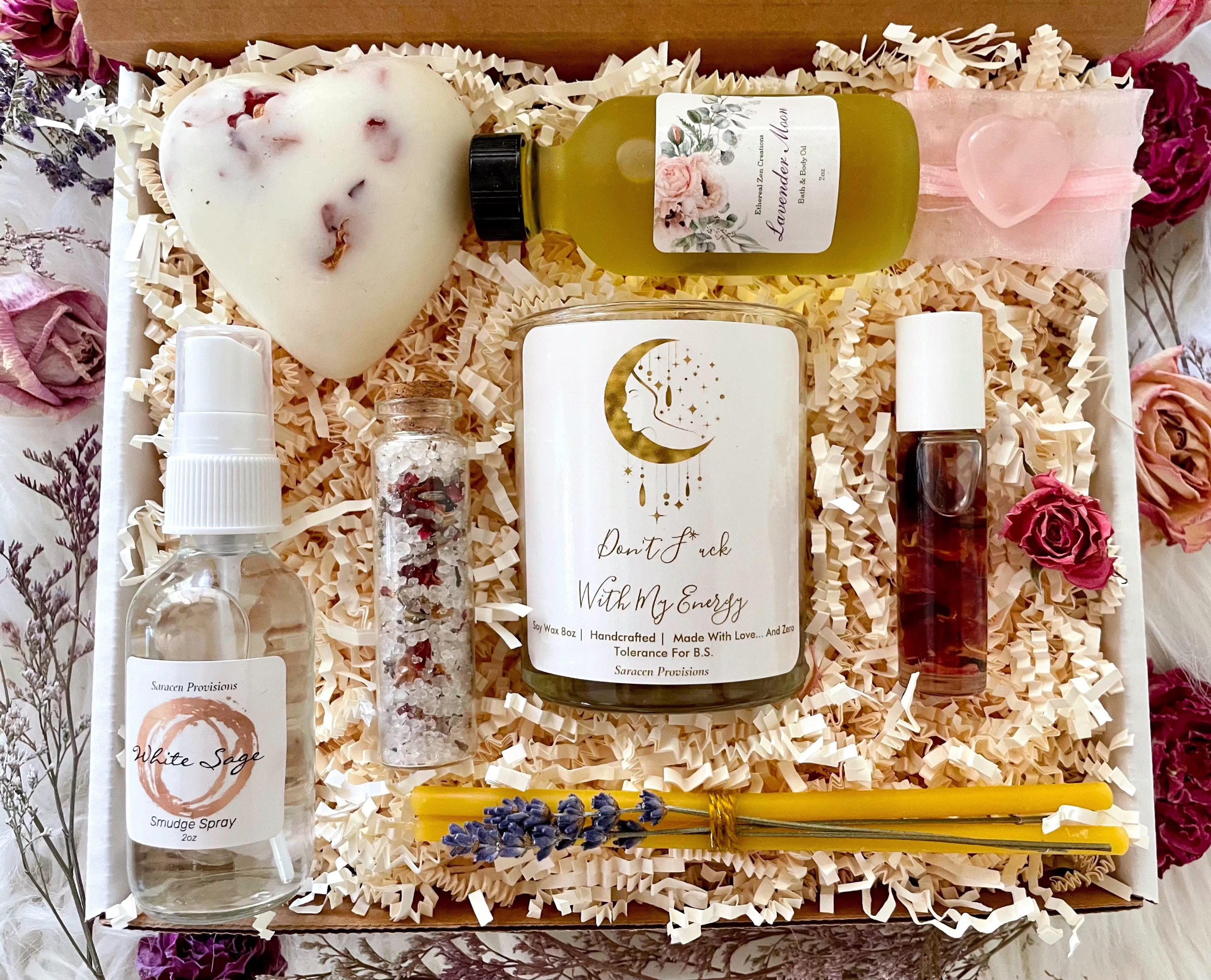 Dont Fck With My Energy Self Care Candle Spa Gift Box, Sympathy Gift, Best Friend, Post Surgery, Valentines Gift Box, Hang in There - Etsy Nigeria