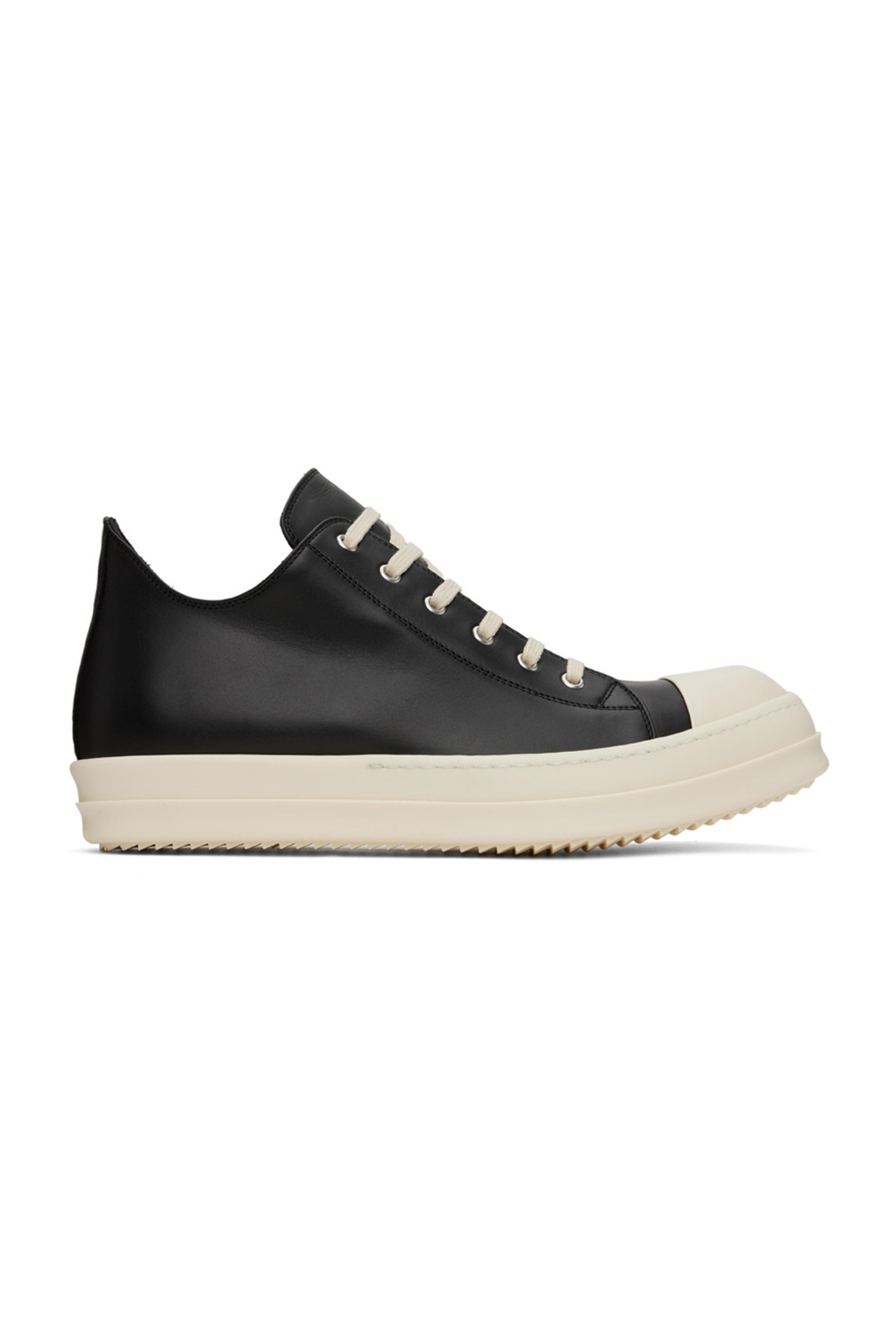 Rick Owens: Black Low Sneakers | SSENSE