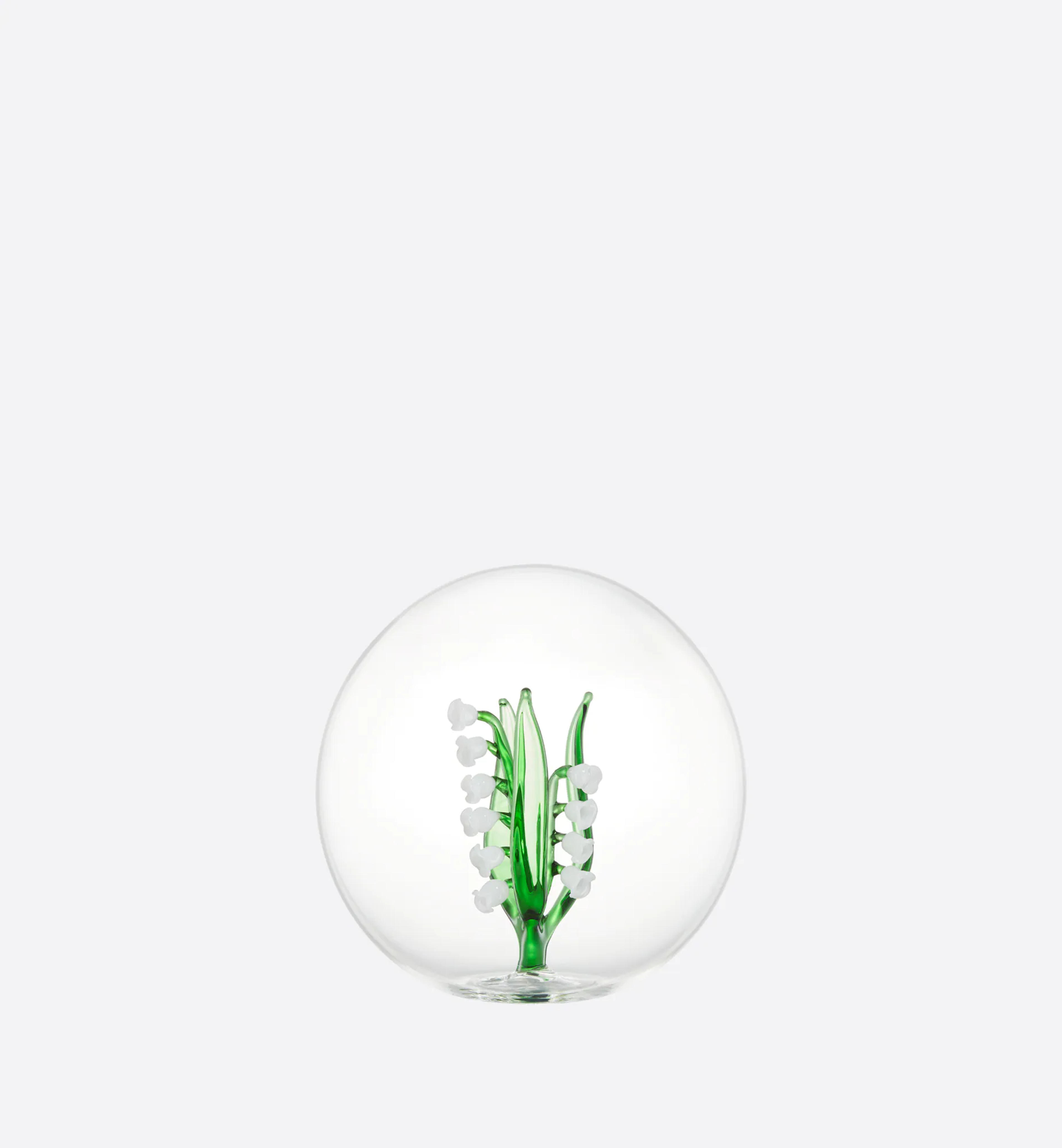 Large Decorative Ball Green New Lily of the Valley Glass | DIOR