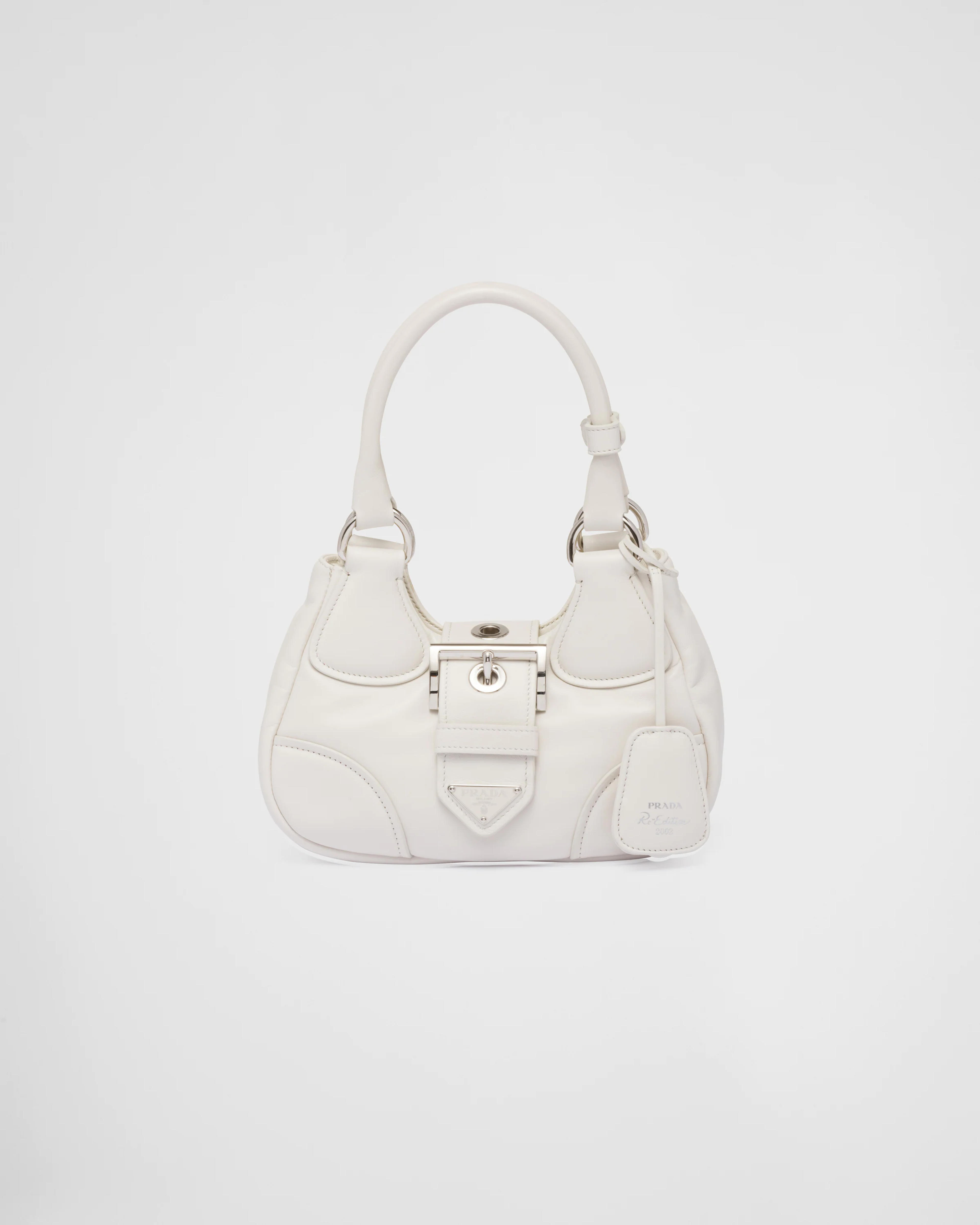 White Prada Moon padded nappa-leather bag | Prada