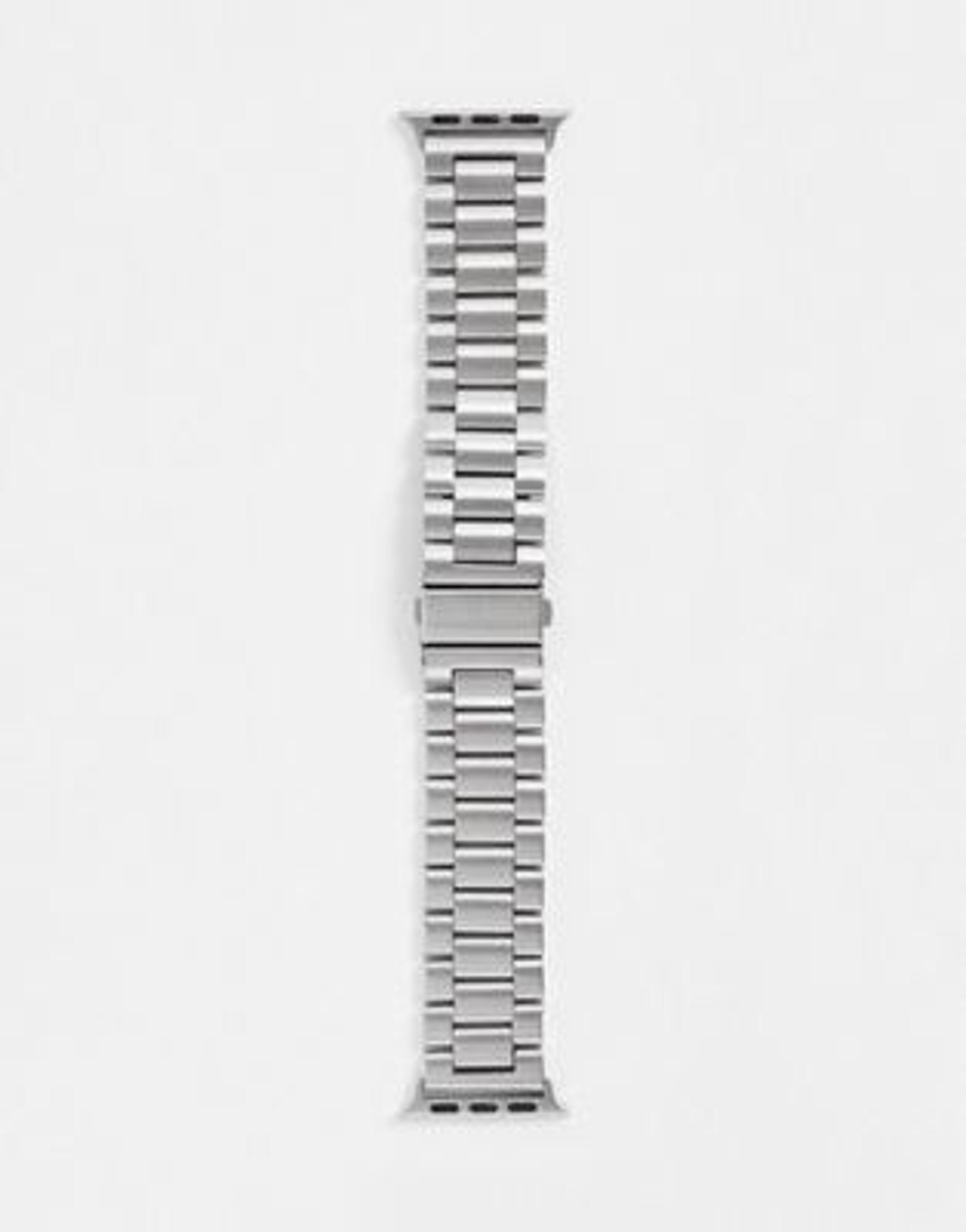 Lost Souls bracelet smart watch strap in silver | ASOS