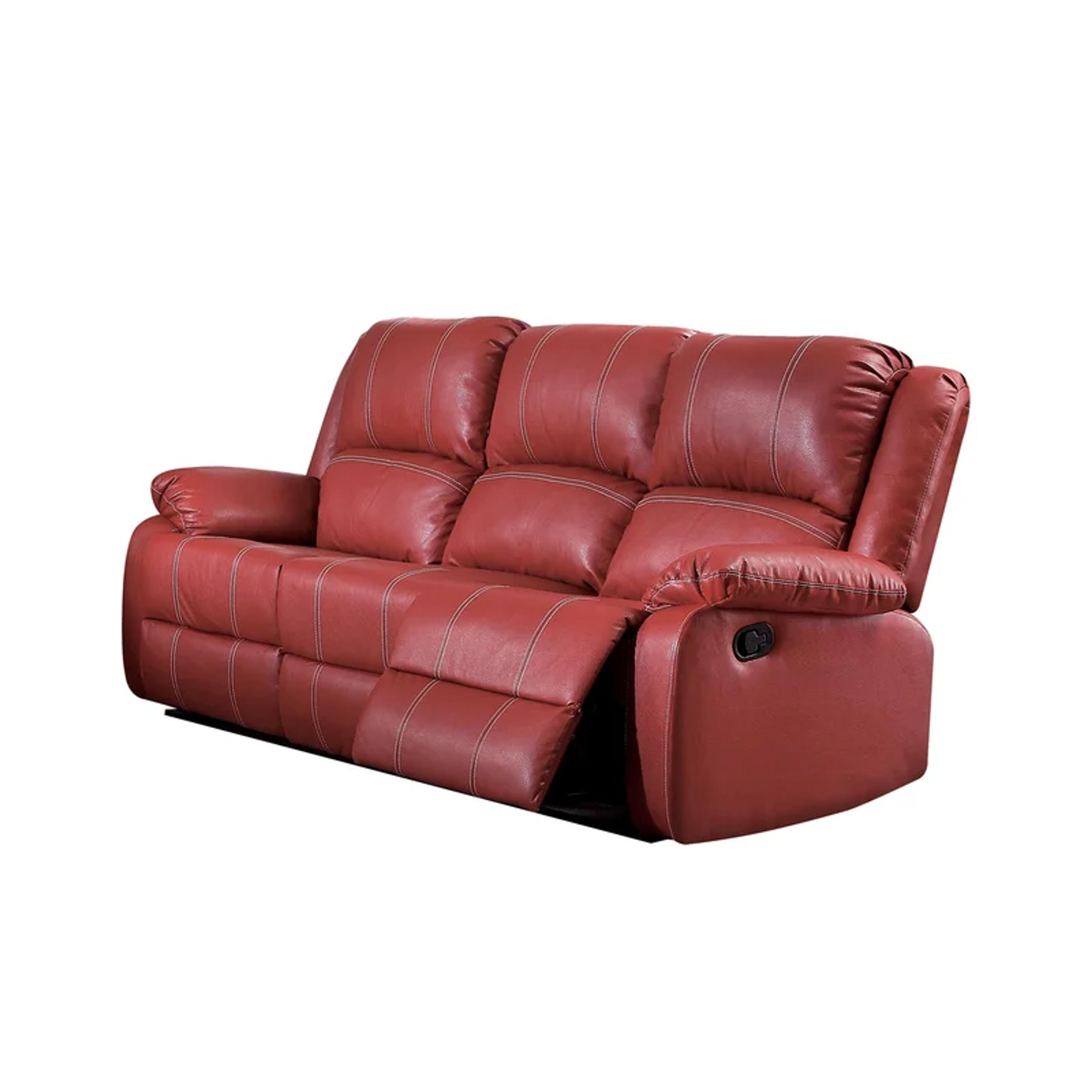 Latitude Run® 81'' Vegan Leather Sofa | Wayfair