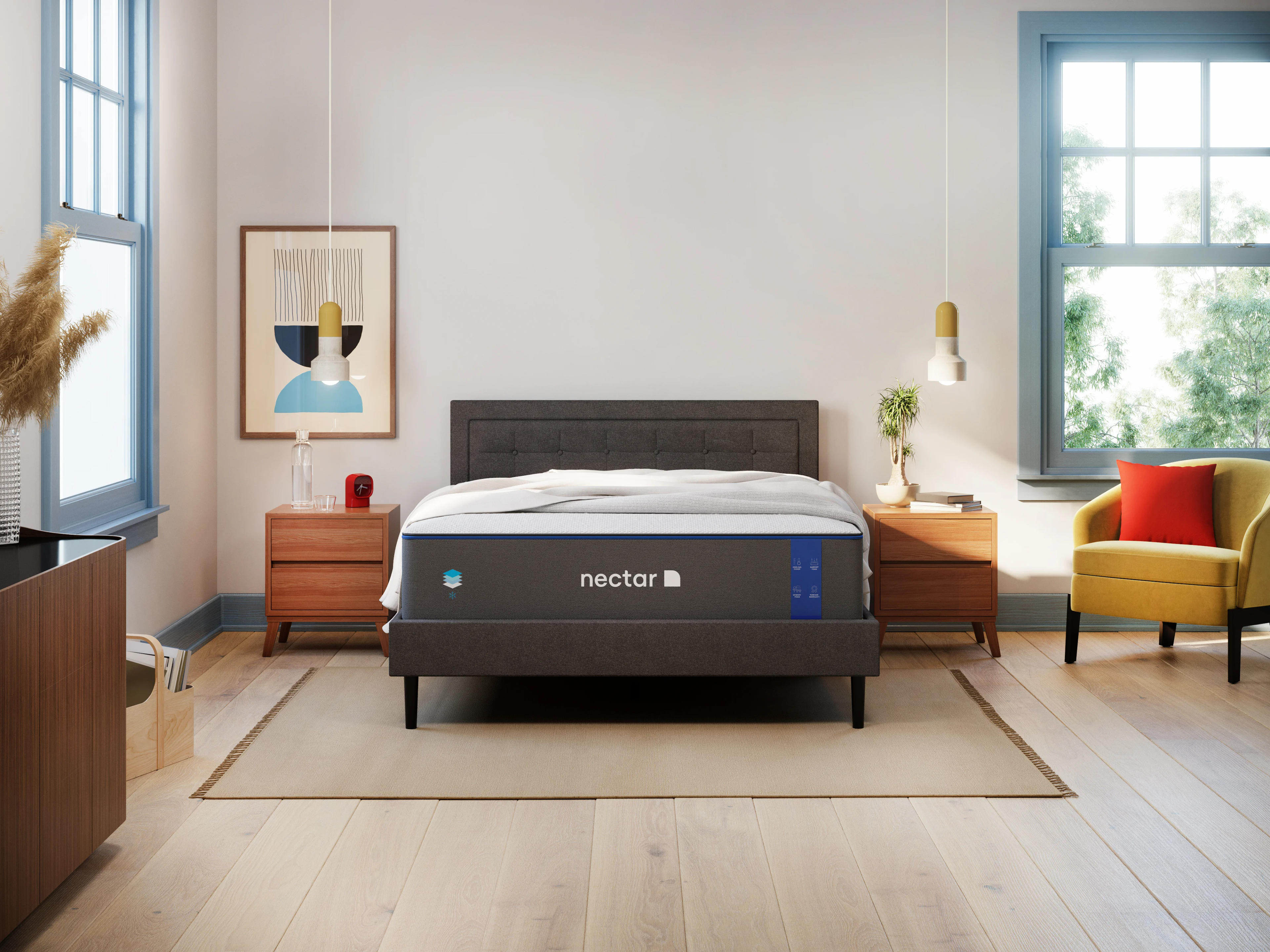 The Nectar Bundle (Mattress, Foundation, Mattress protector, Pillows, Sheets) |Starts at $61/mo