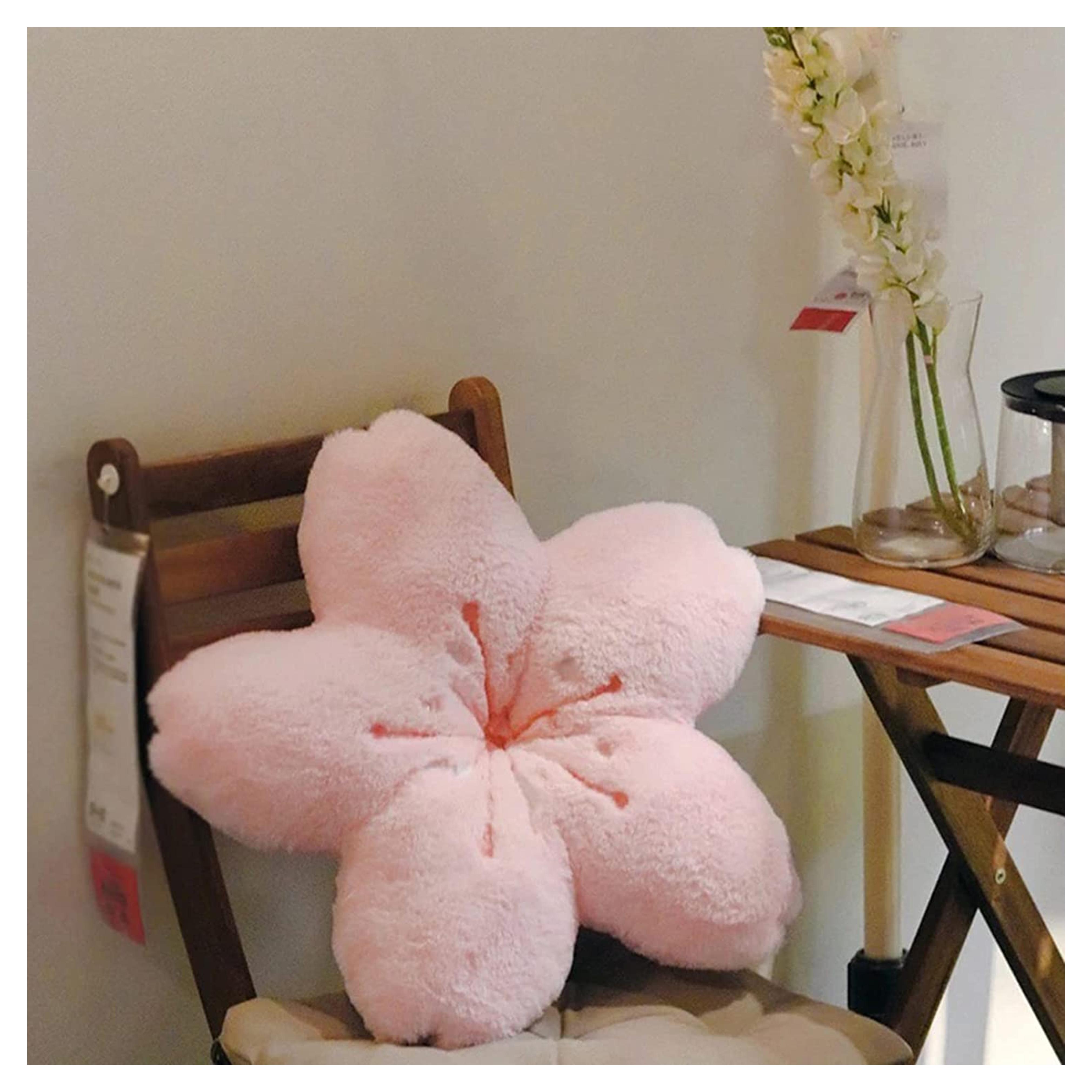 Cherry Blossom Pillow Kawaii Room Decor Japanese Kawaii Stuff Aesthetic Plush Pillows Decorative for Girls Bed Sofa Car