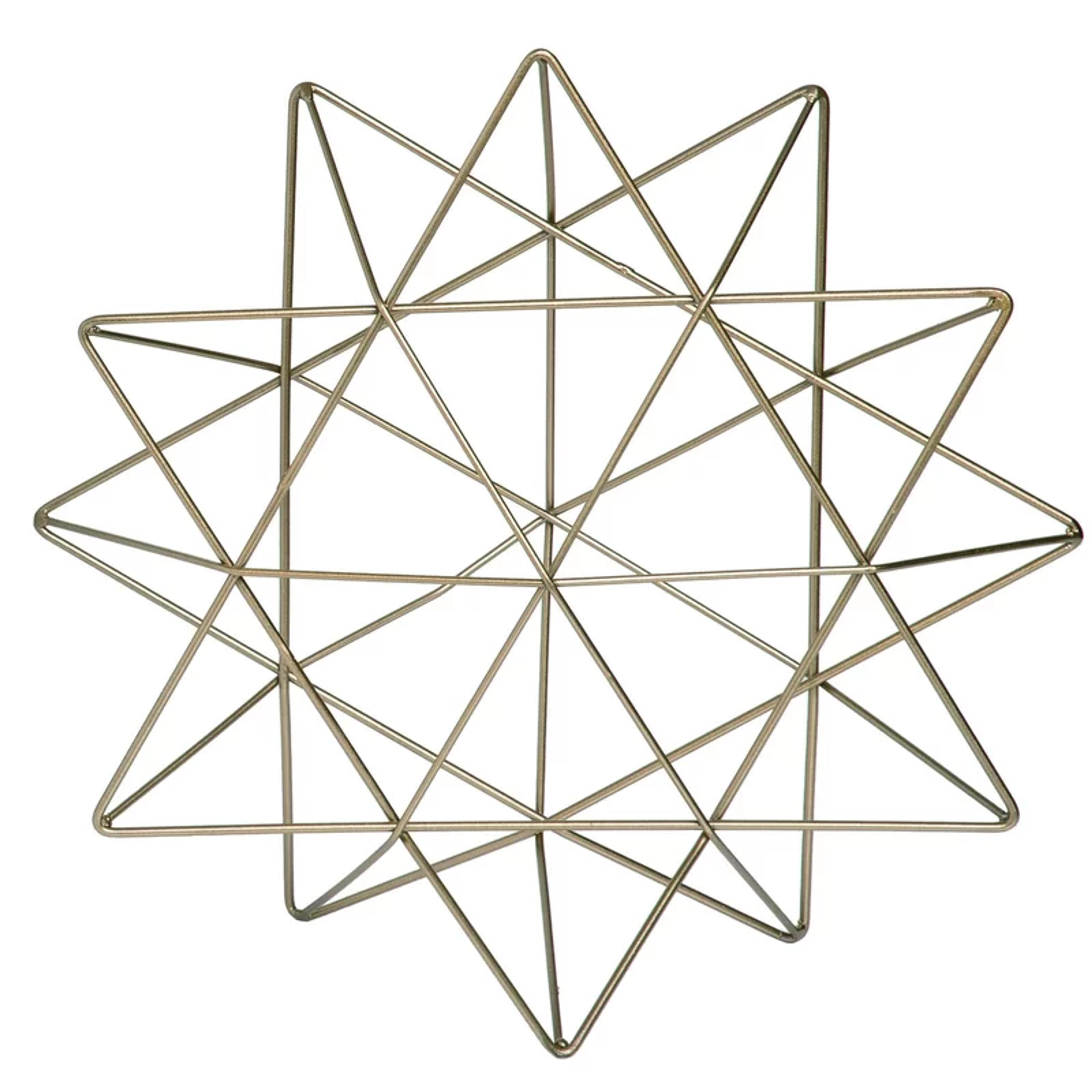 The Holiday Aisle® Metal Hanukkah Geometric Star of David | Wayfair