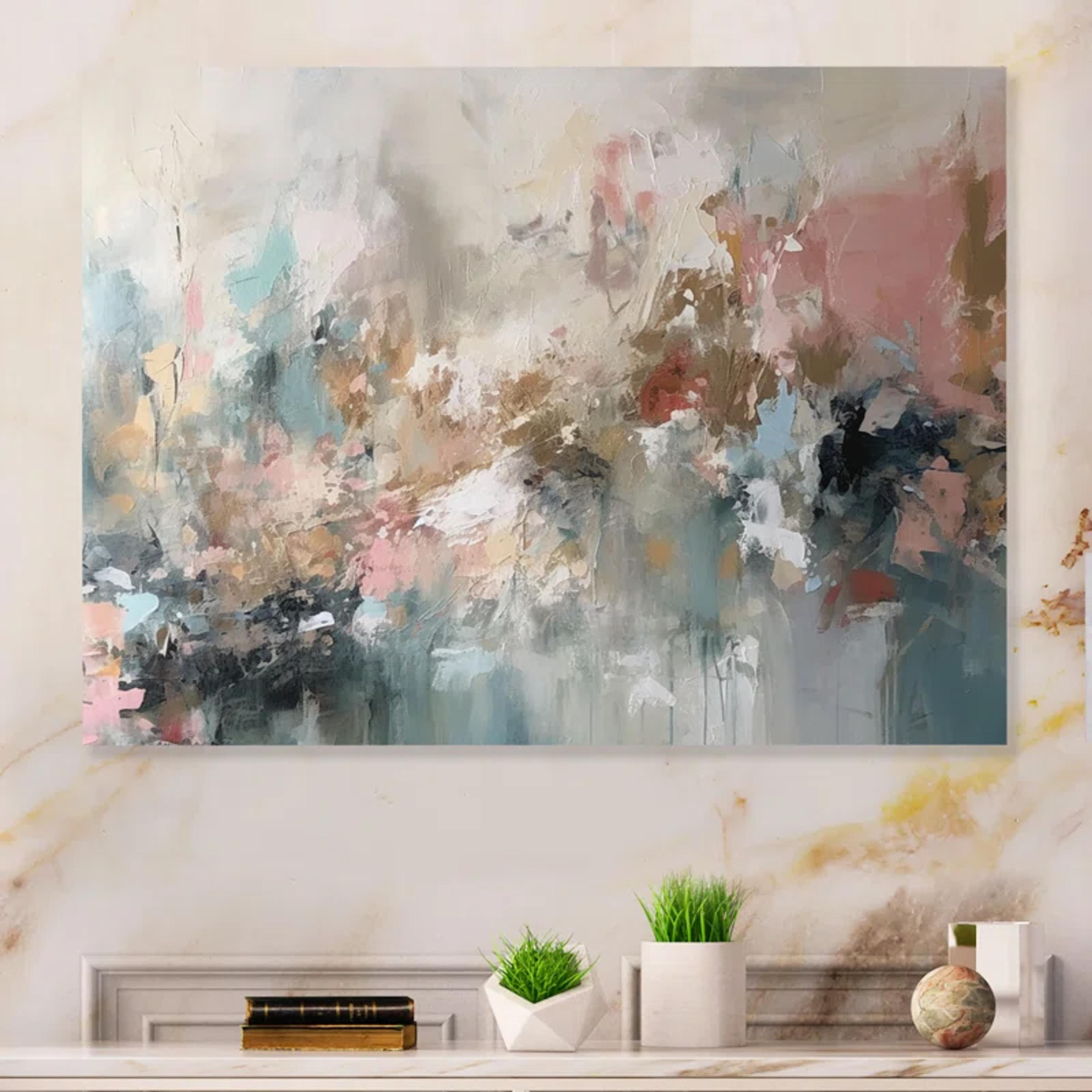 Brushstroke Abstract I On Canvas Print