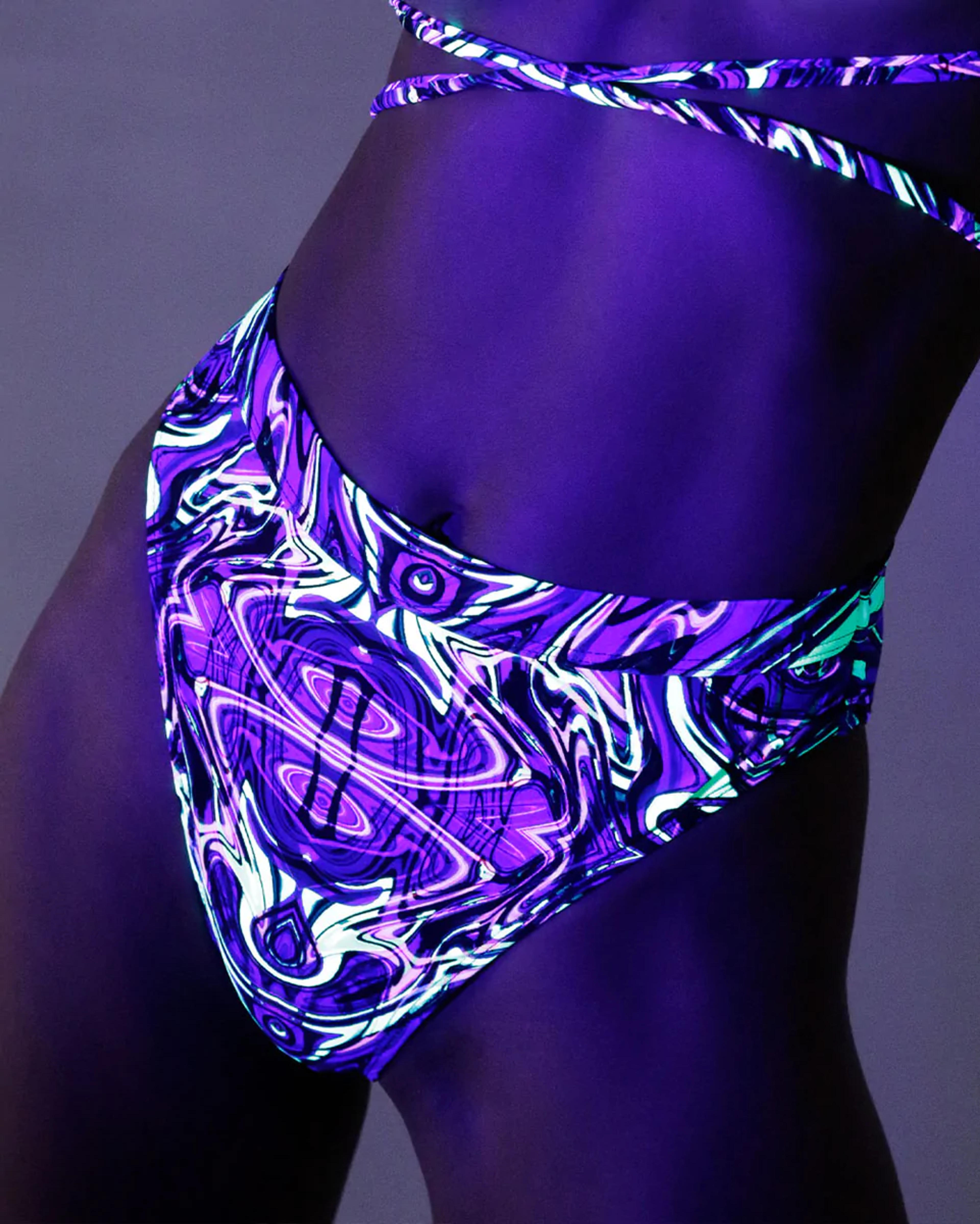 Midnight Lava High-Cut Bottoms – iHeartRaves