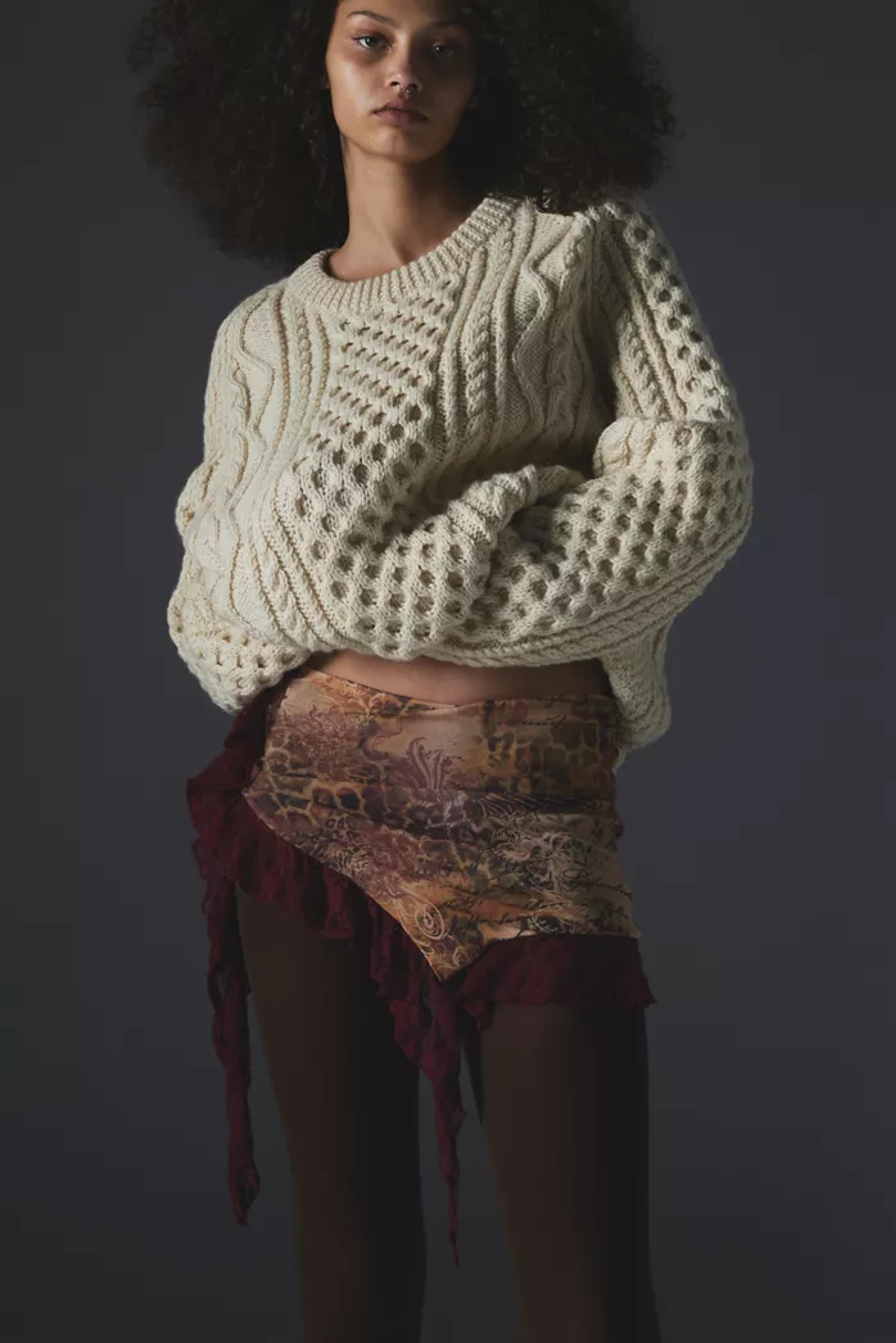 Jaded London Rose Ruffle Mini Skirt | Urban Outfitters