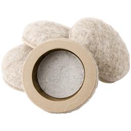 Super Sliders 1" Round Self-Stick Formed Felt Furniture Pads with More Protection for Surfaces and Furniture Legs, Beige (4 Pack) - Cabinet And Furniture Drawer Slides - Amazon.com