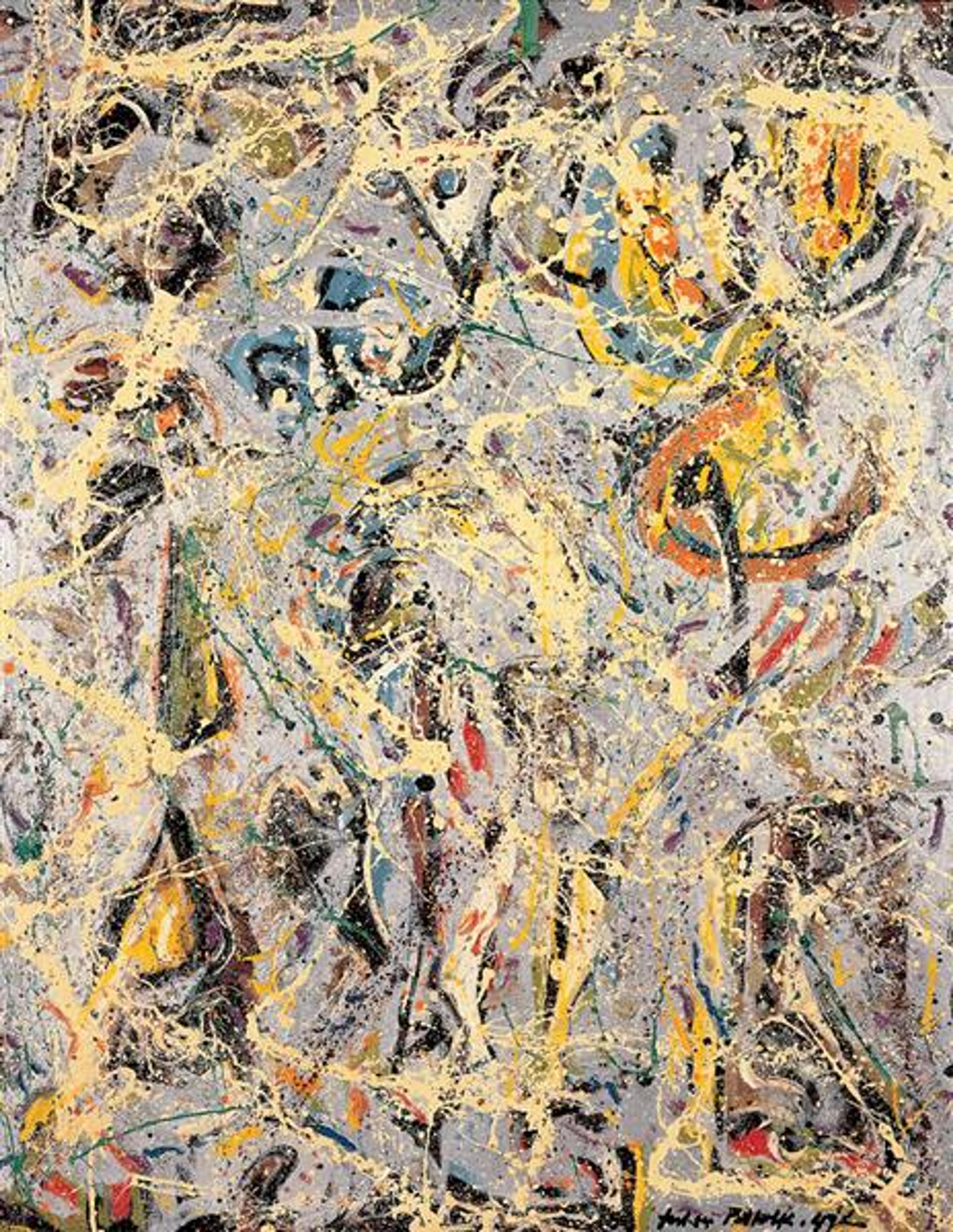 Galaxy, 1947 - Jackson Pollock - WikiArt.org