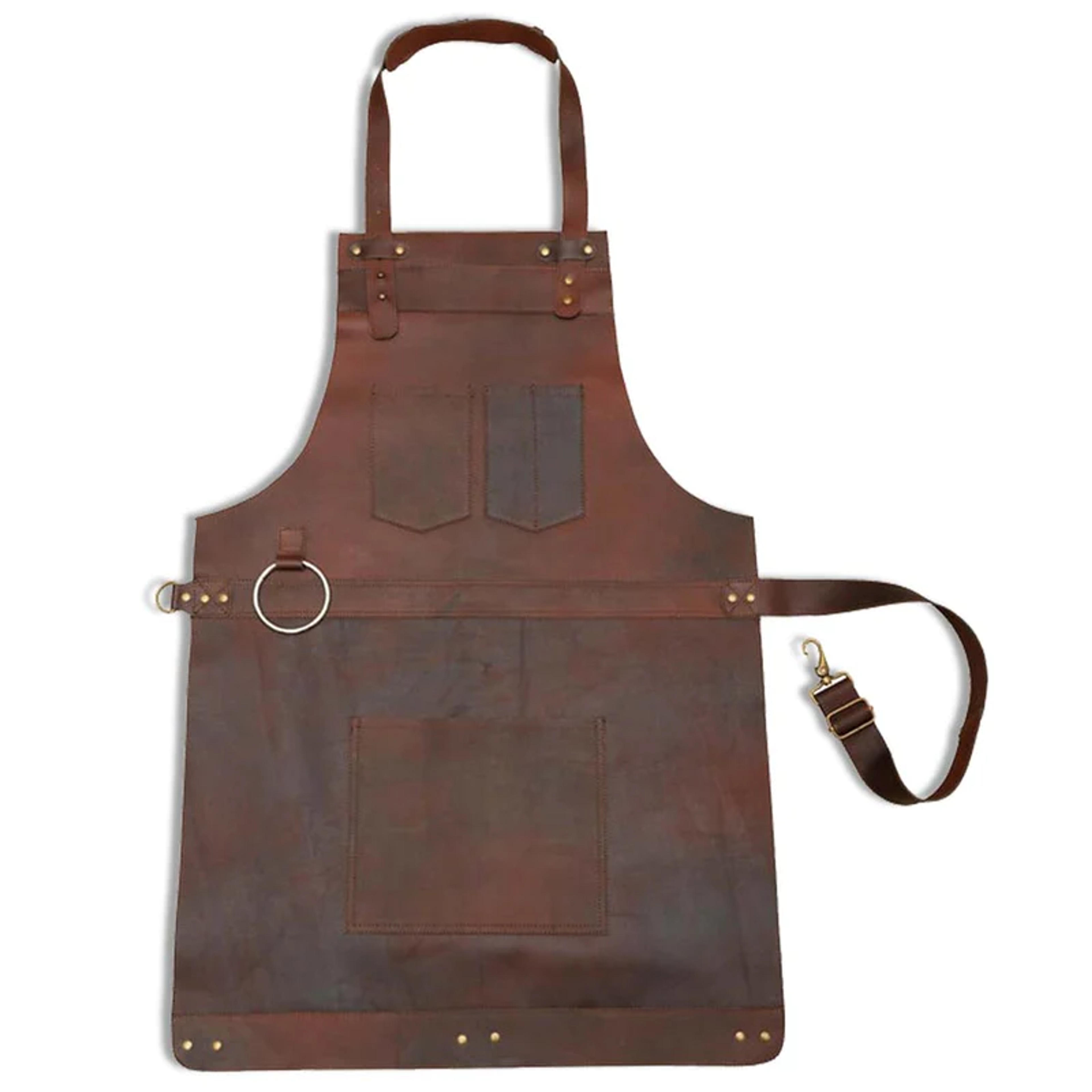 100% Genuine Leather Apron - Leather Work Apron