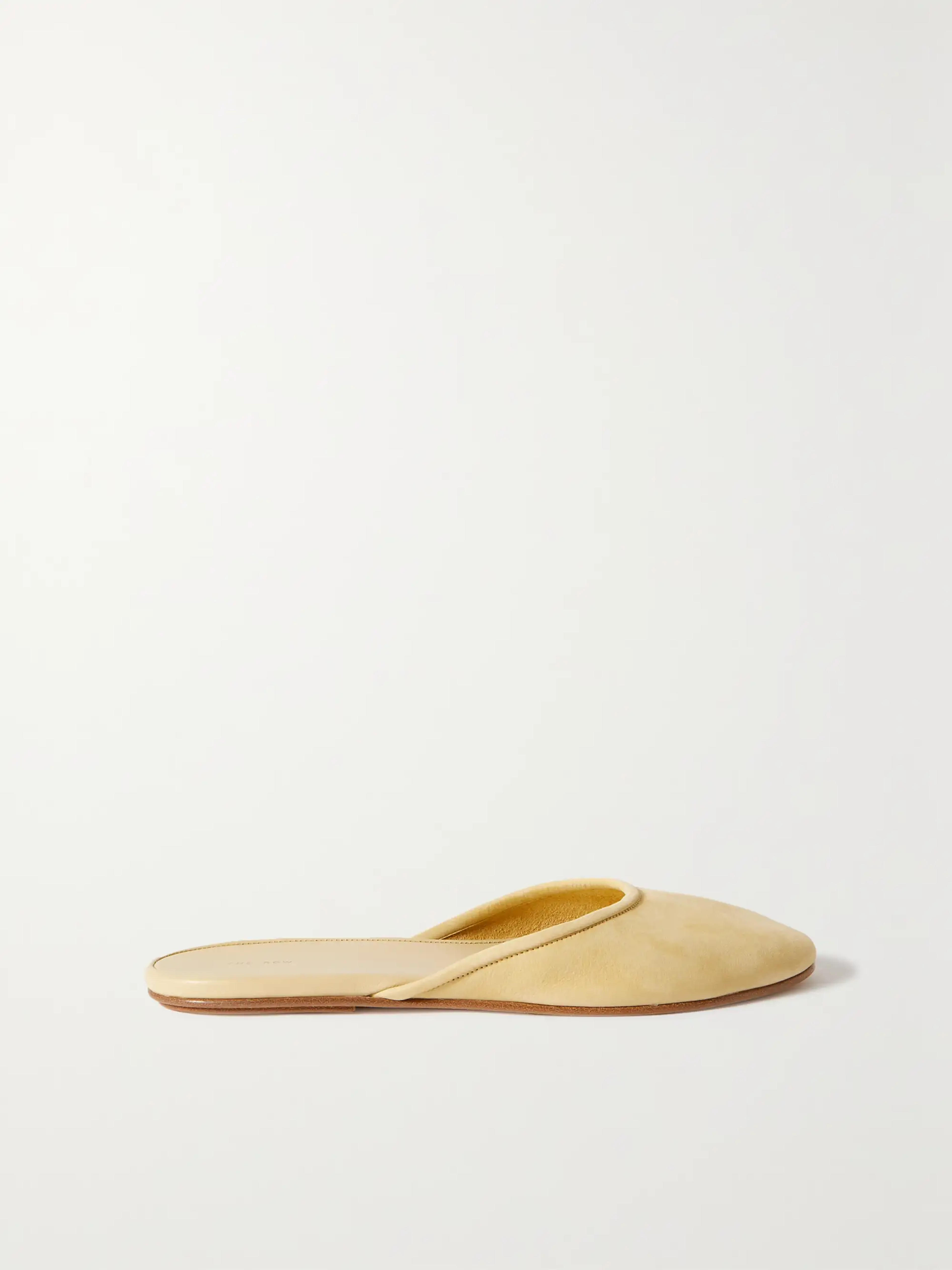 THE ROW Sleeper leather slippers | NET-A-PORTER