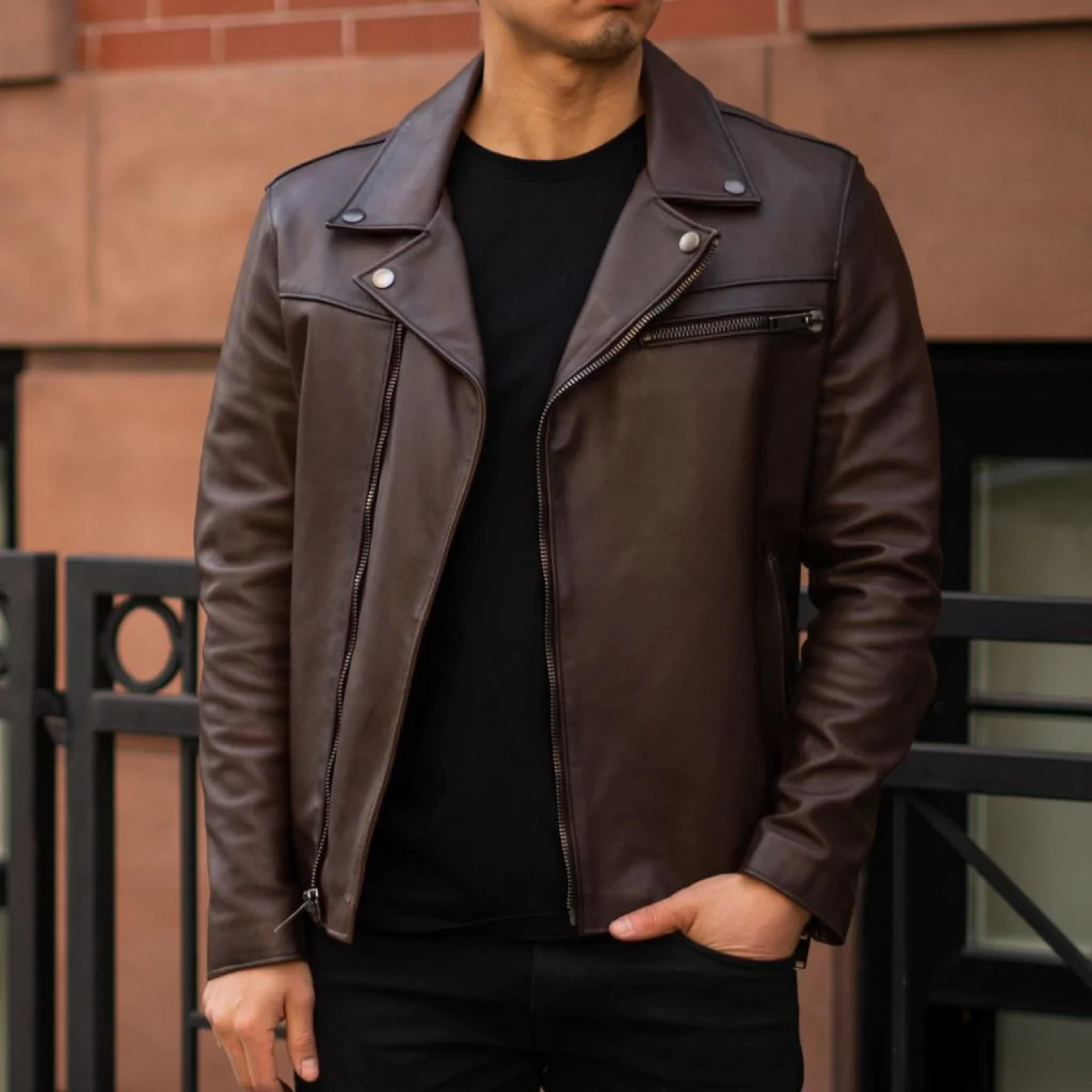 Motorcycle Jacket | Old English - S