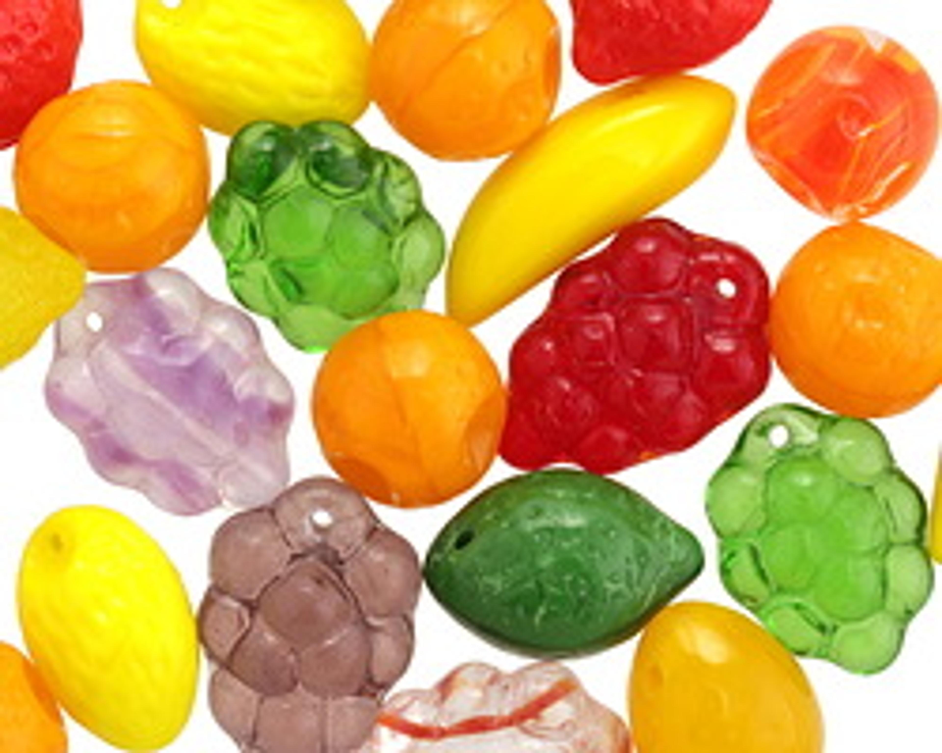 Czech Glass Fruit Cocktail Mix 5-10x10-16mm - Lima Beads