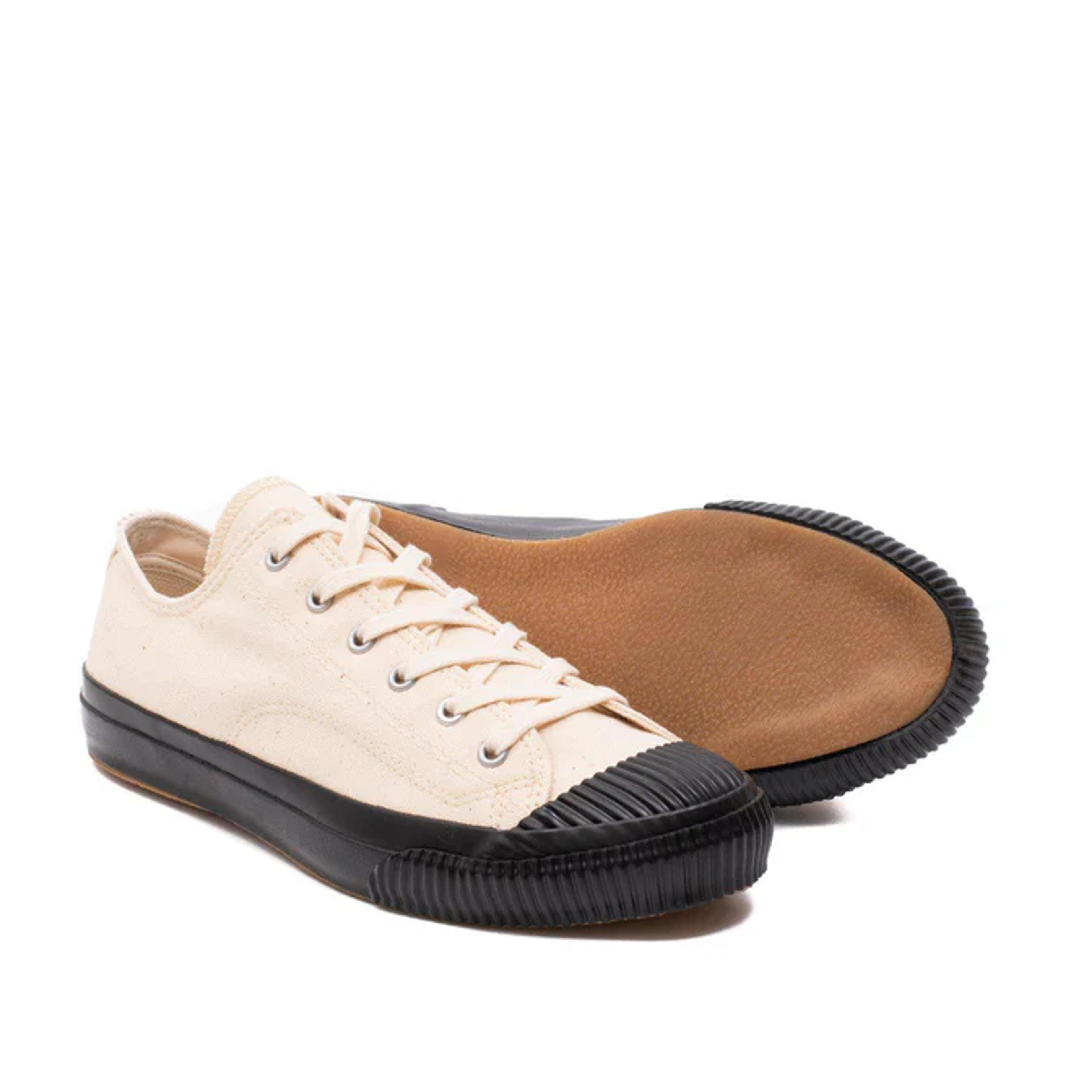 Pras Shellcap Low Sneakers Kinari/Black – Clutch Cafe