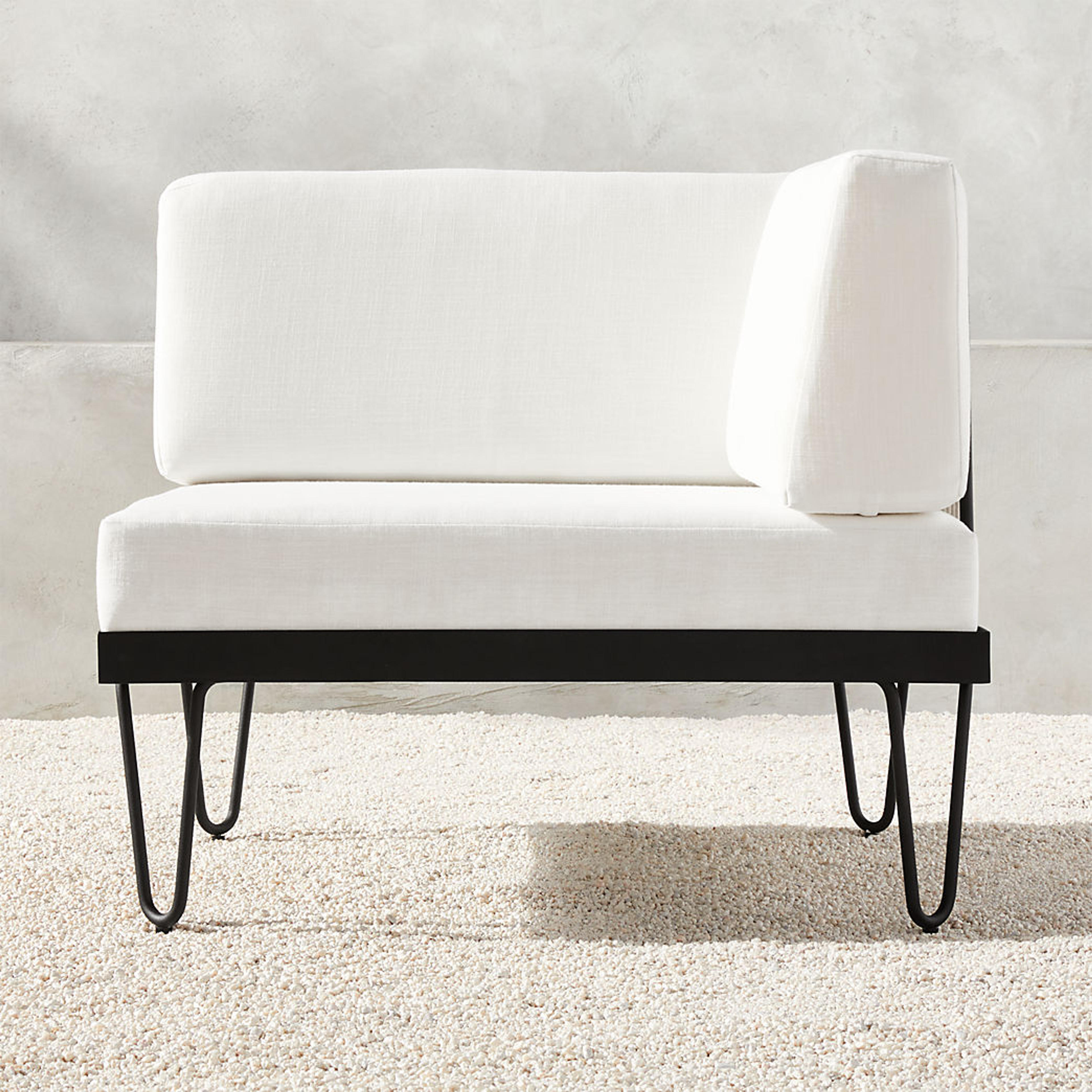 Rossi Outdoor Patio Corner Chair Right | CB2