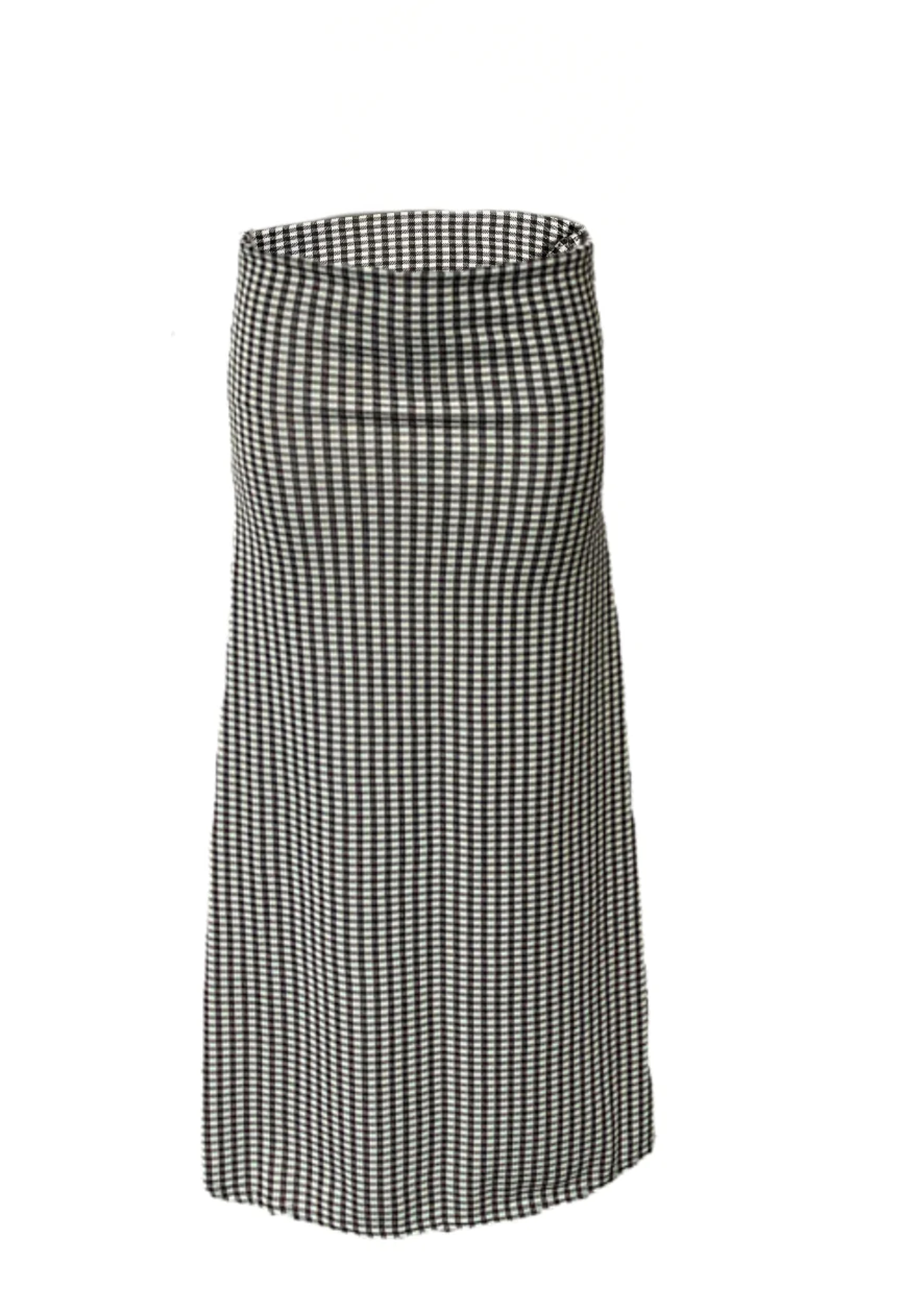 GINGHAM MID-RISE MAXI SKIRT – HISSY FIT LTD