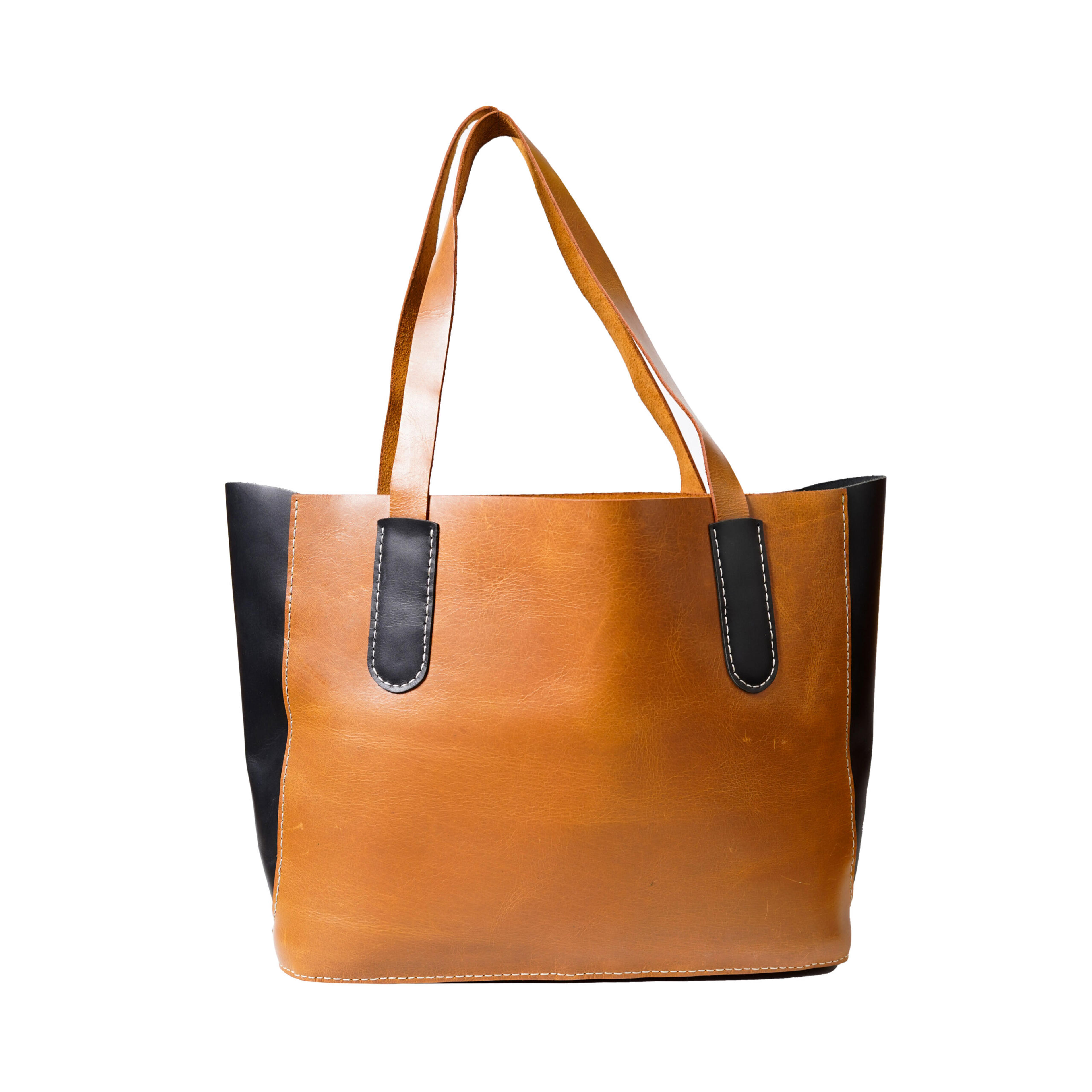 Classic Brown Leather Tote Bag for Sale