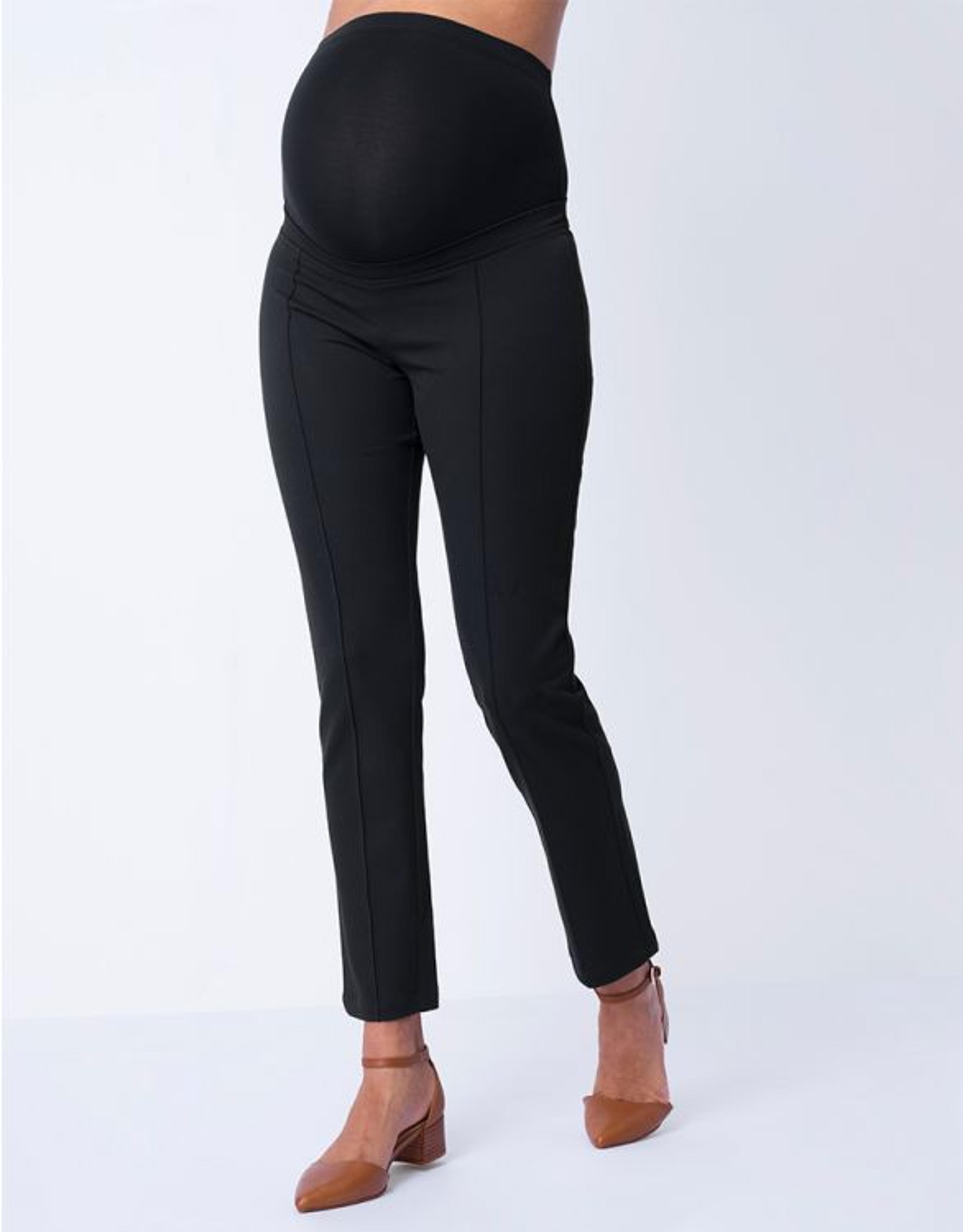 Slim Leg Black Maternity Pants – Over Bump | Seraphine