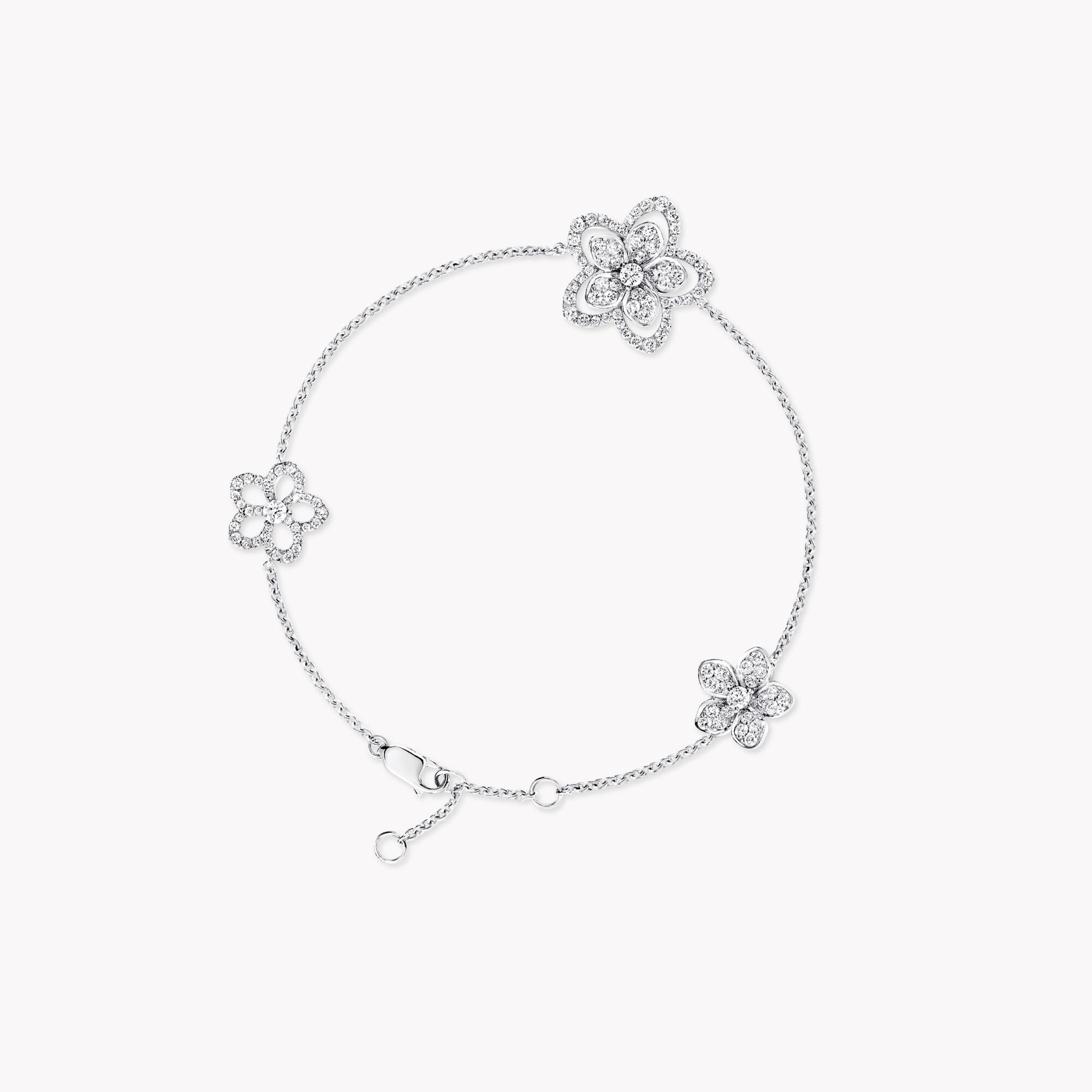 Wild Flower diamond bracelet, Diamond | Graff