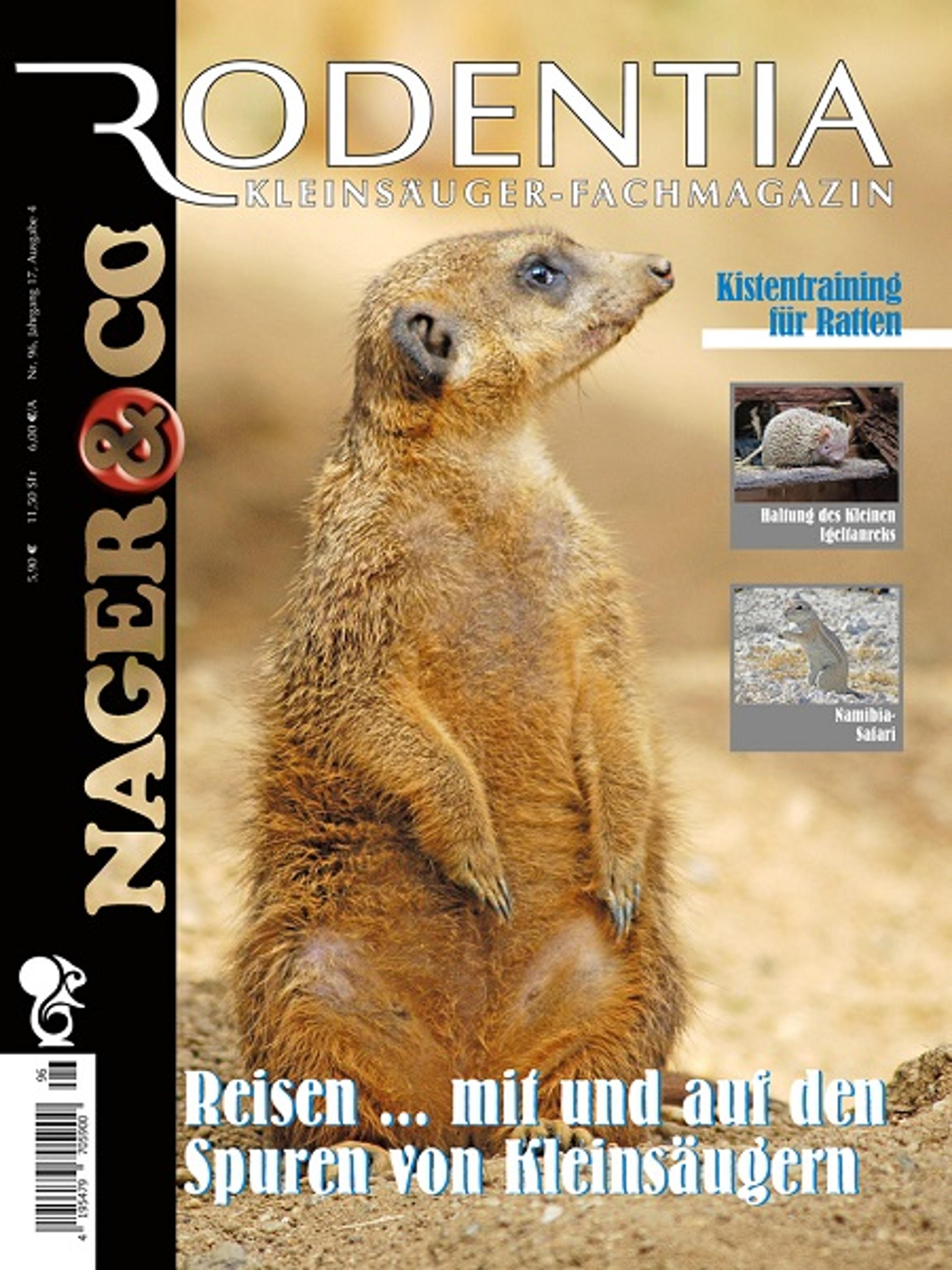 RODENTIA 96, Reisen … mit und auf den Spuren von Kleinsäugern