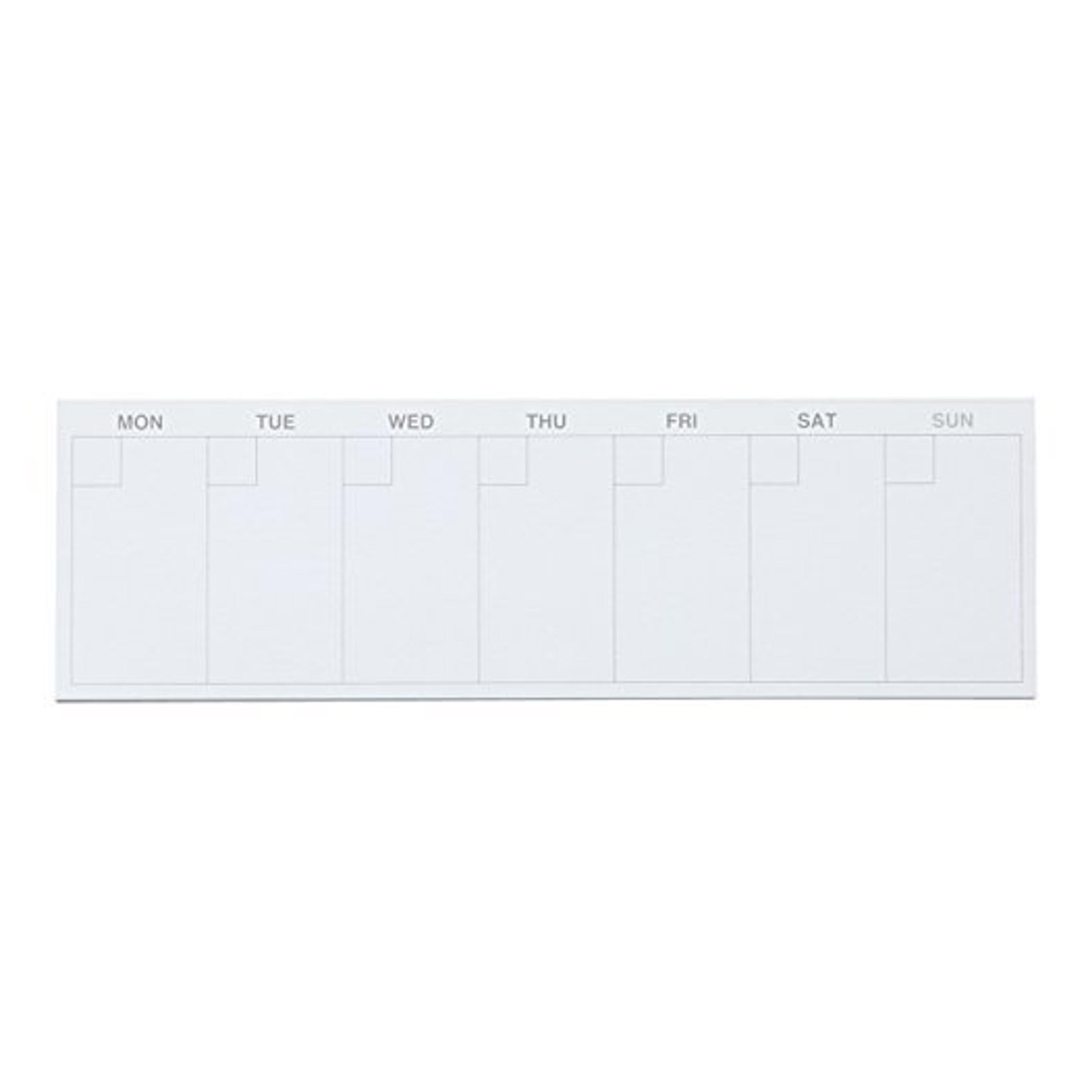 MoMa MUJI Free schedule sticky notes 1 week, 35 sheets