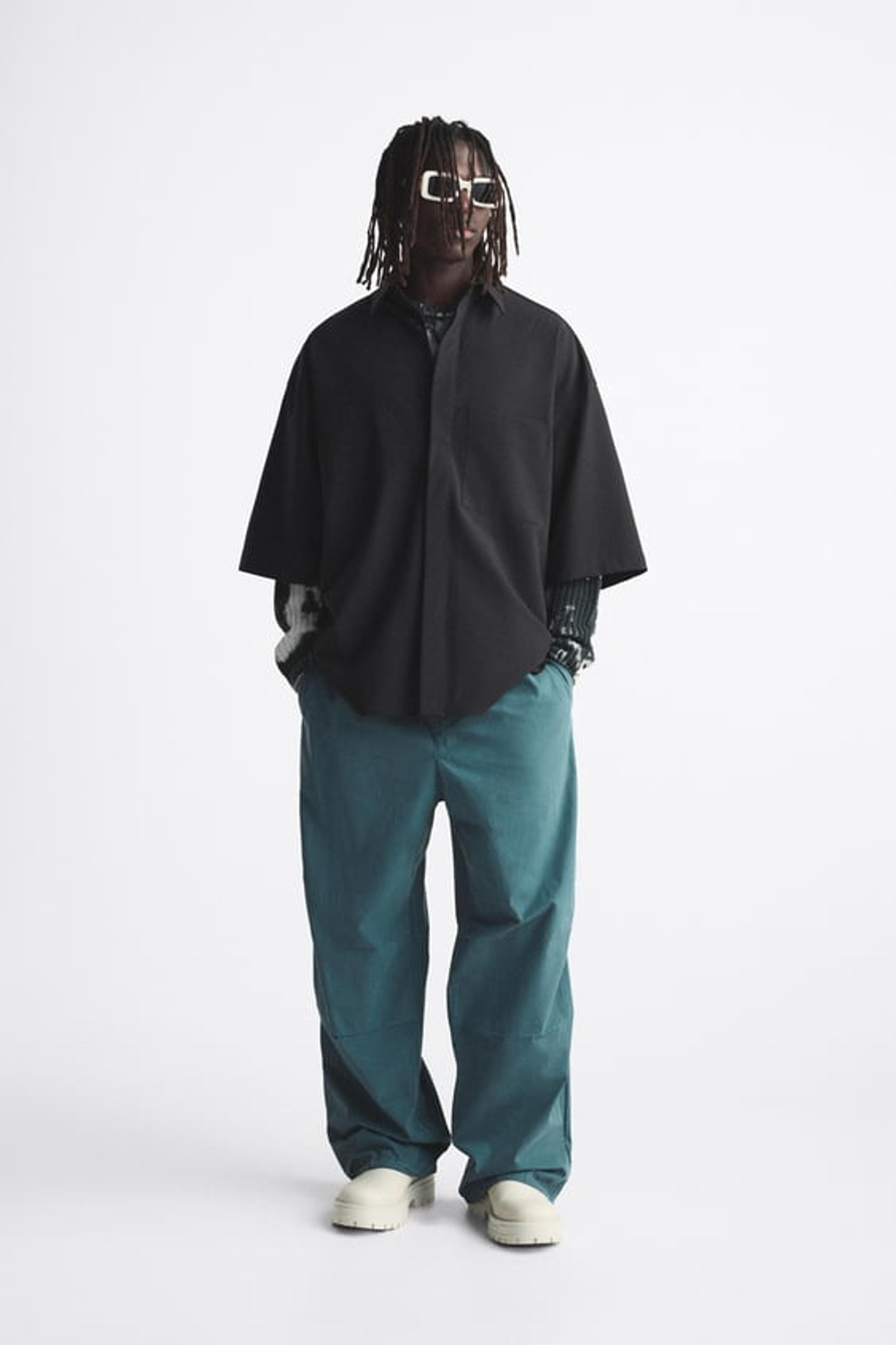 PARACHUTE PANTS - Blue | ZARA United States