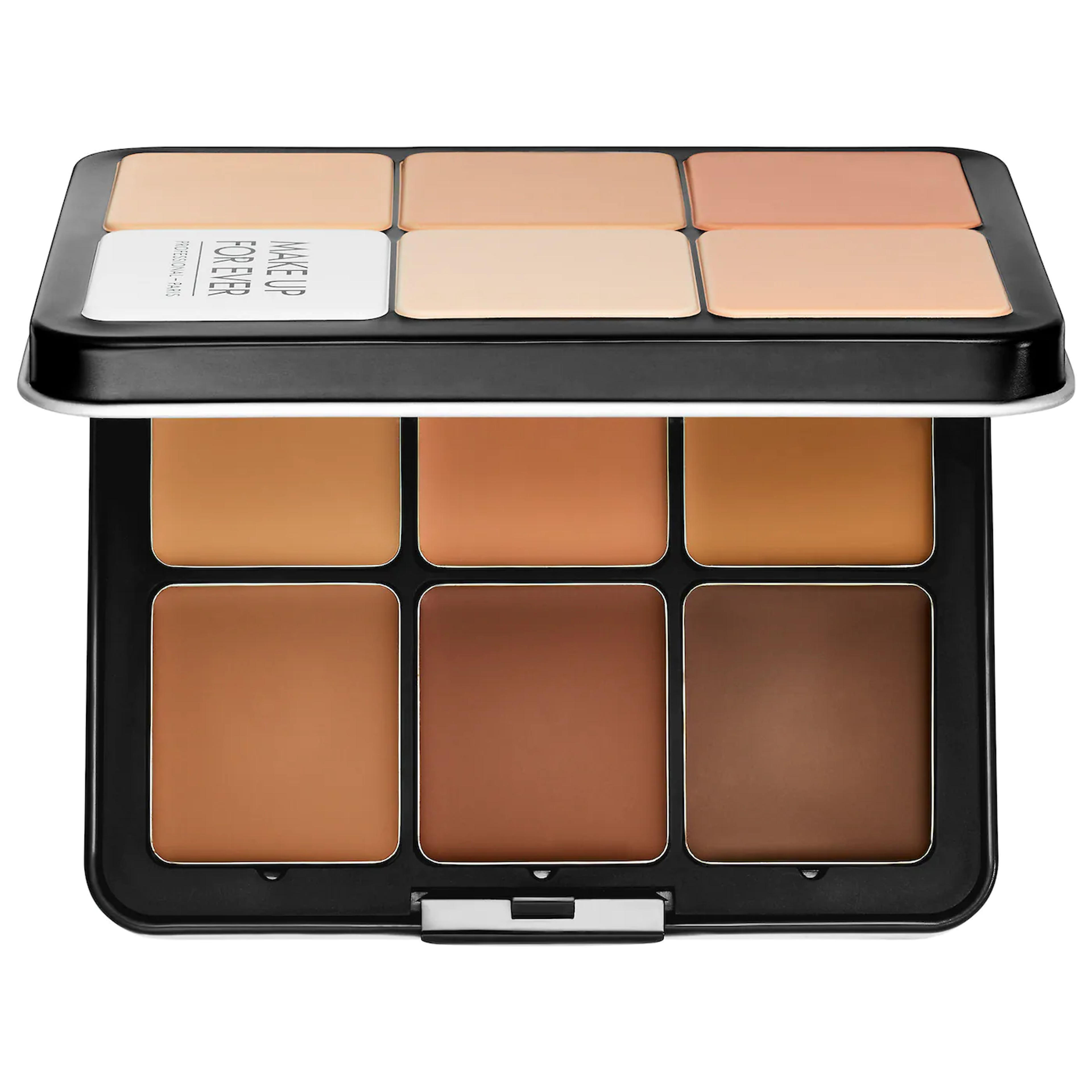 Ultra HD Invisible Cover Cream Foundation Palette - MAKE UP FOR EVER | Sephora