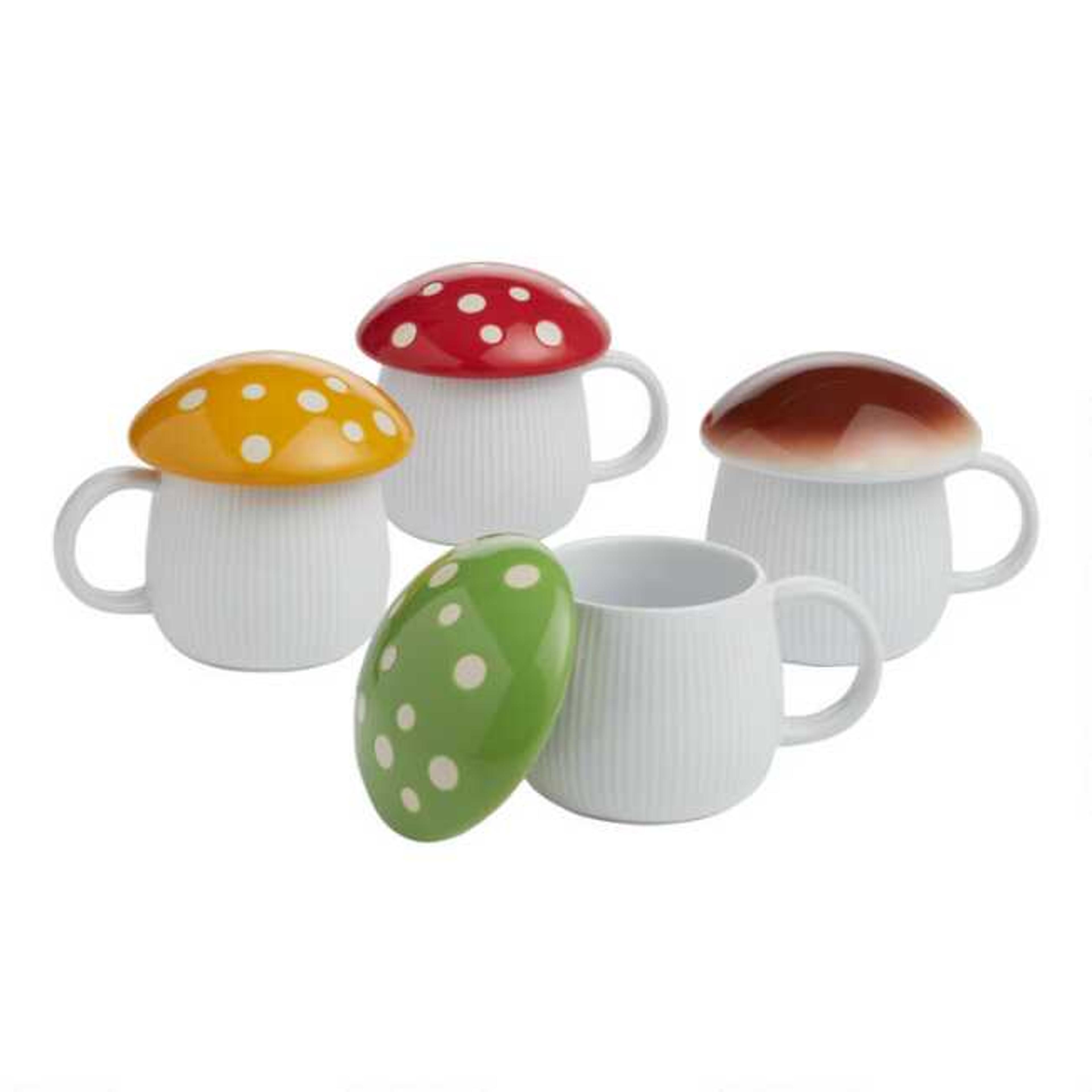 Mushroom Lidded Mug