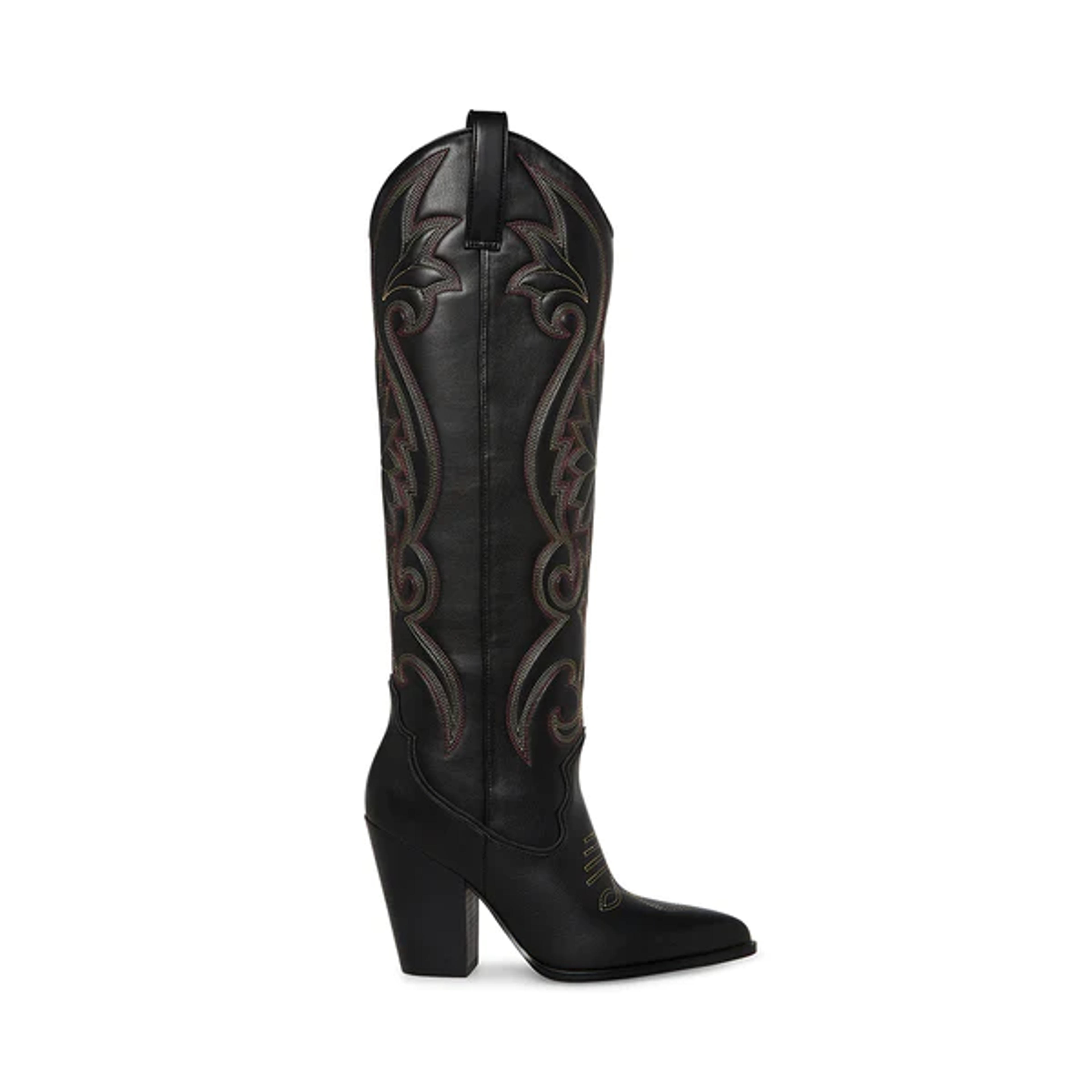 LASSO Black Multi Western Boot | Women's Knee High Boot – Steve Madden