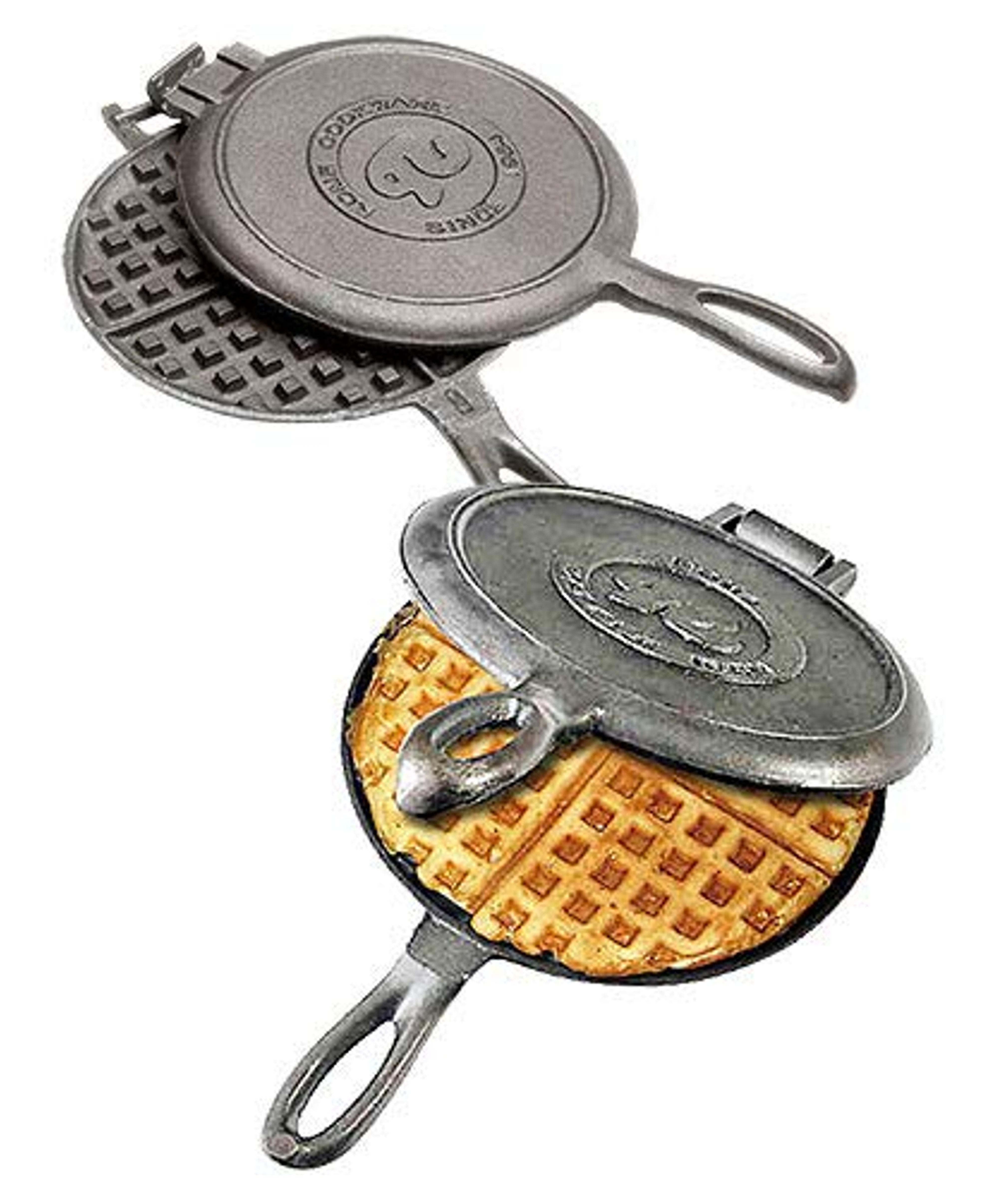 Rome Cast Iron Old Fashioned Waffle Irons, Pack of 2