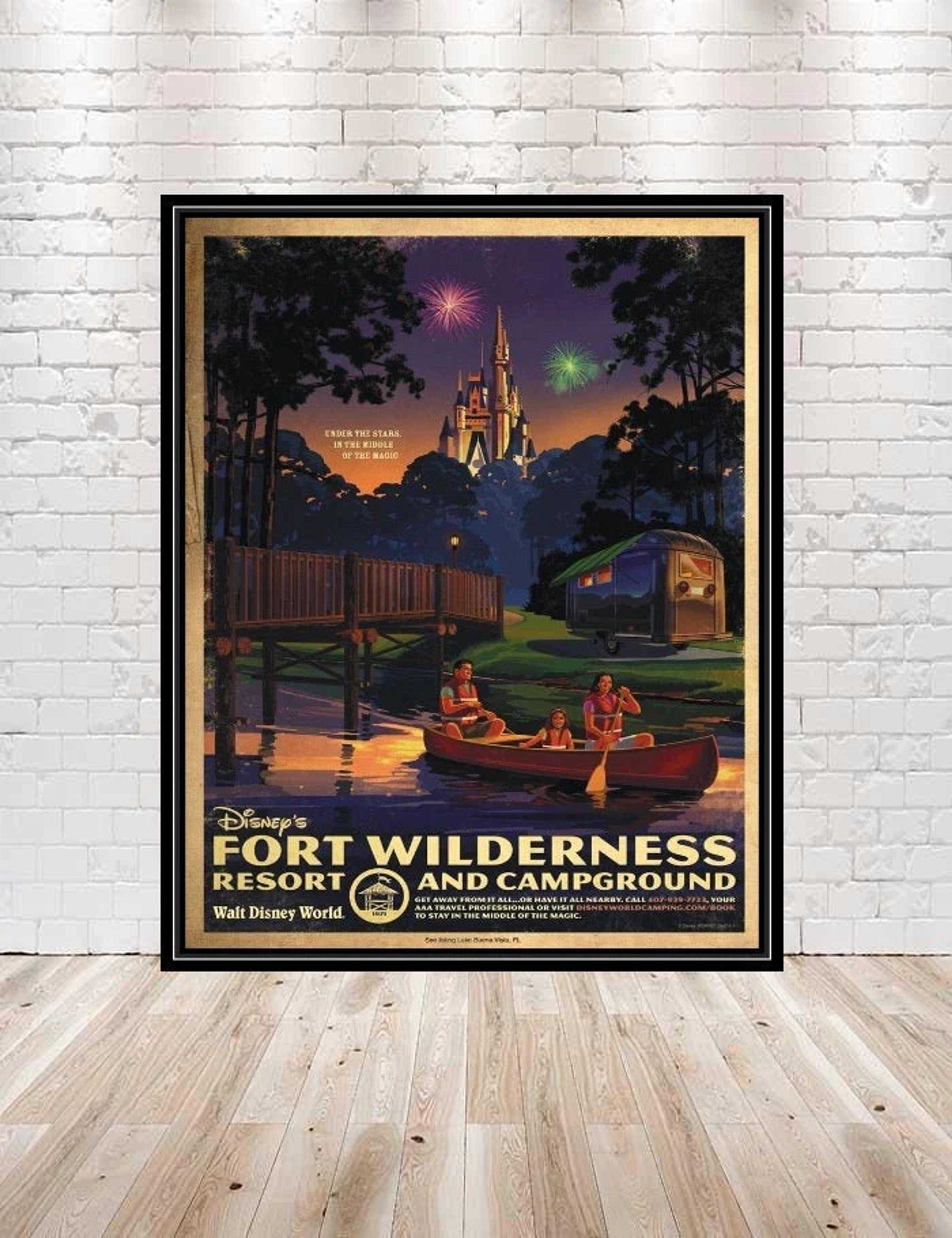 Fort Wilderness Resort Disney Poster – CraftCentralCompany