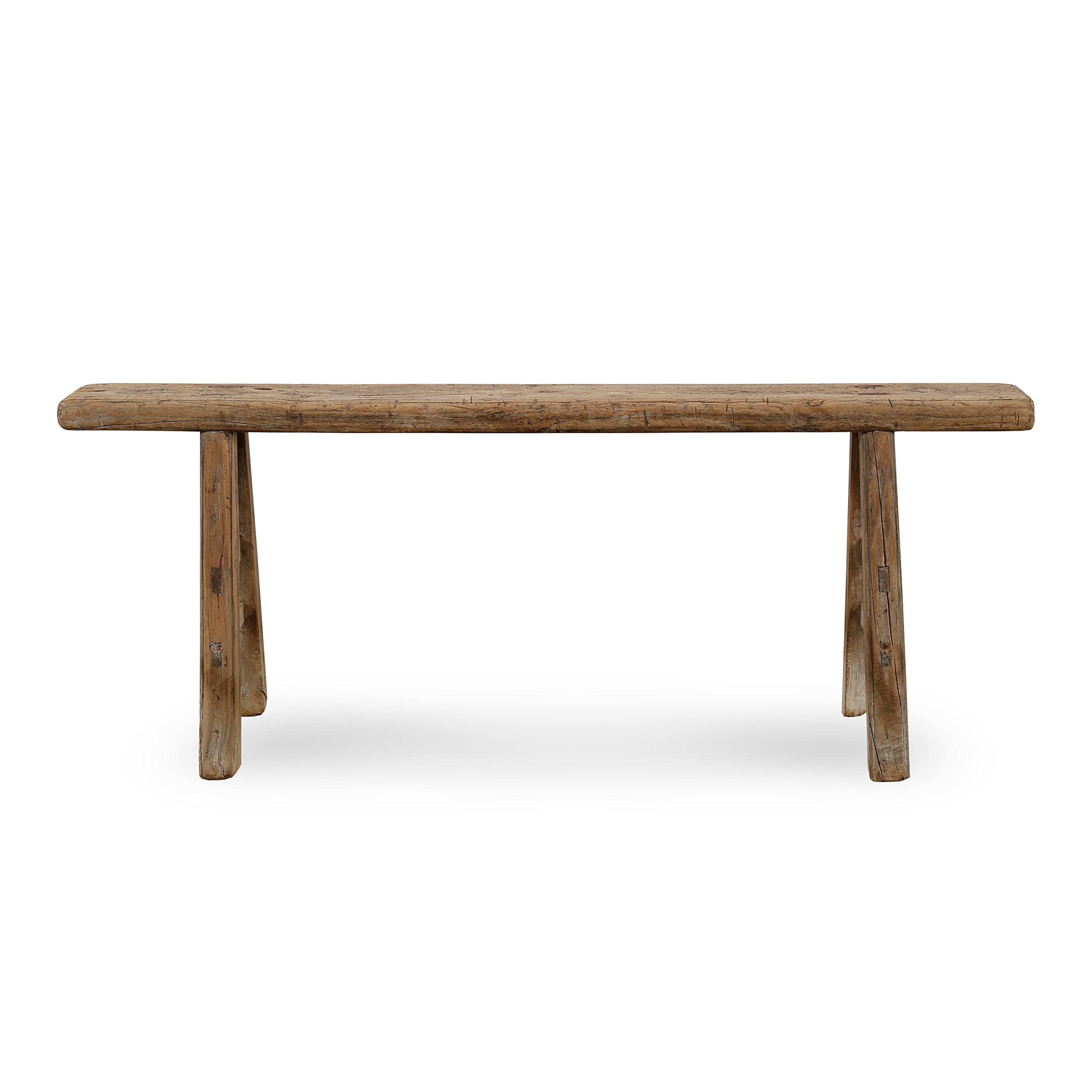 Amazon.com - Artissance Vintage Noodle, Weathered Natural Wood Finish (Size & Color Vary) Indoor Bench - Table Benches