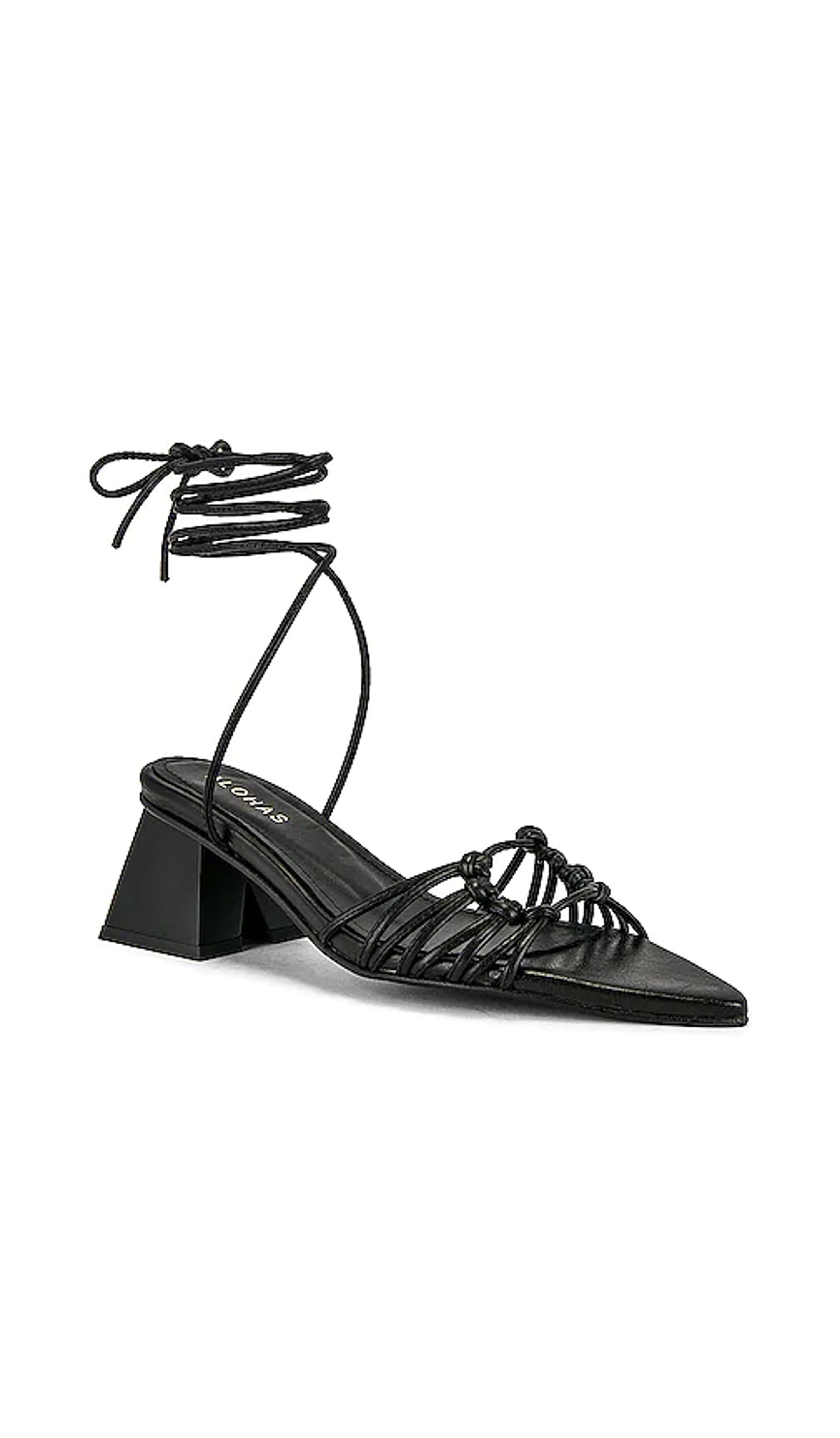 ALOHAS Mirage Sandal in Total Black | REVOLVE