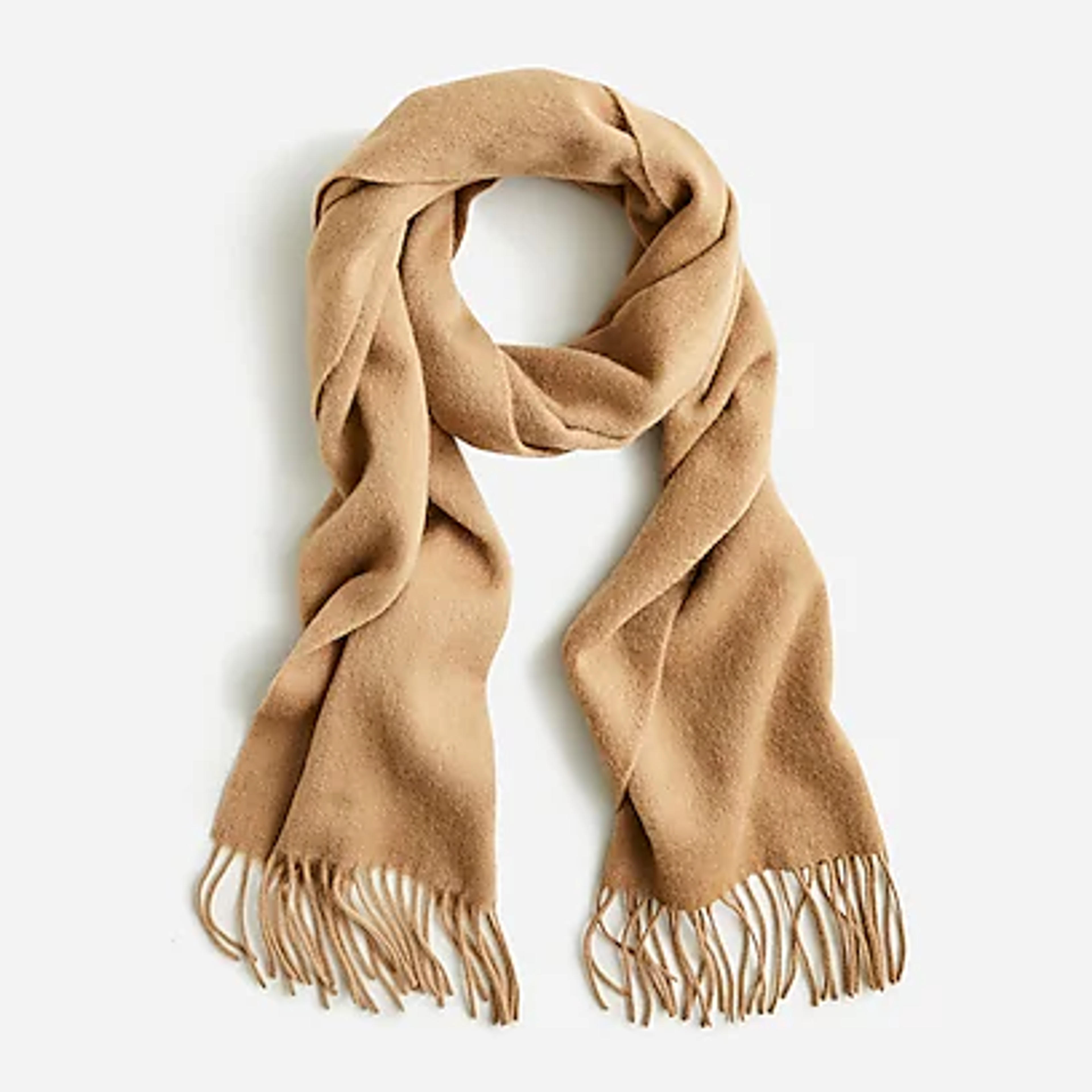 Solid cashmere scarf