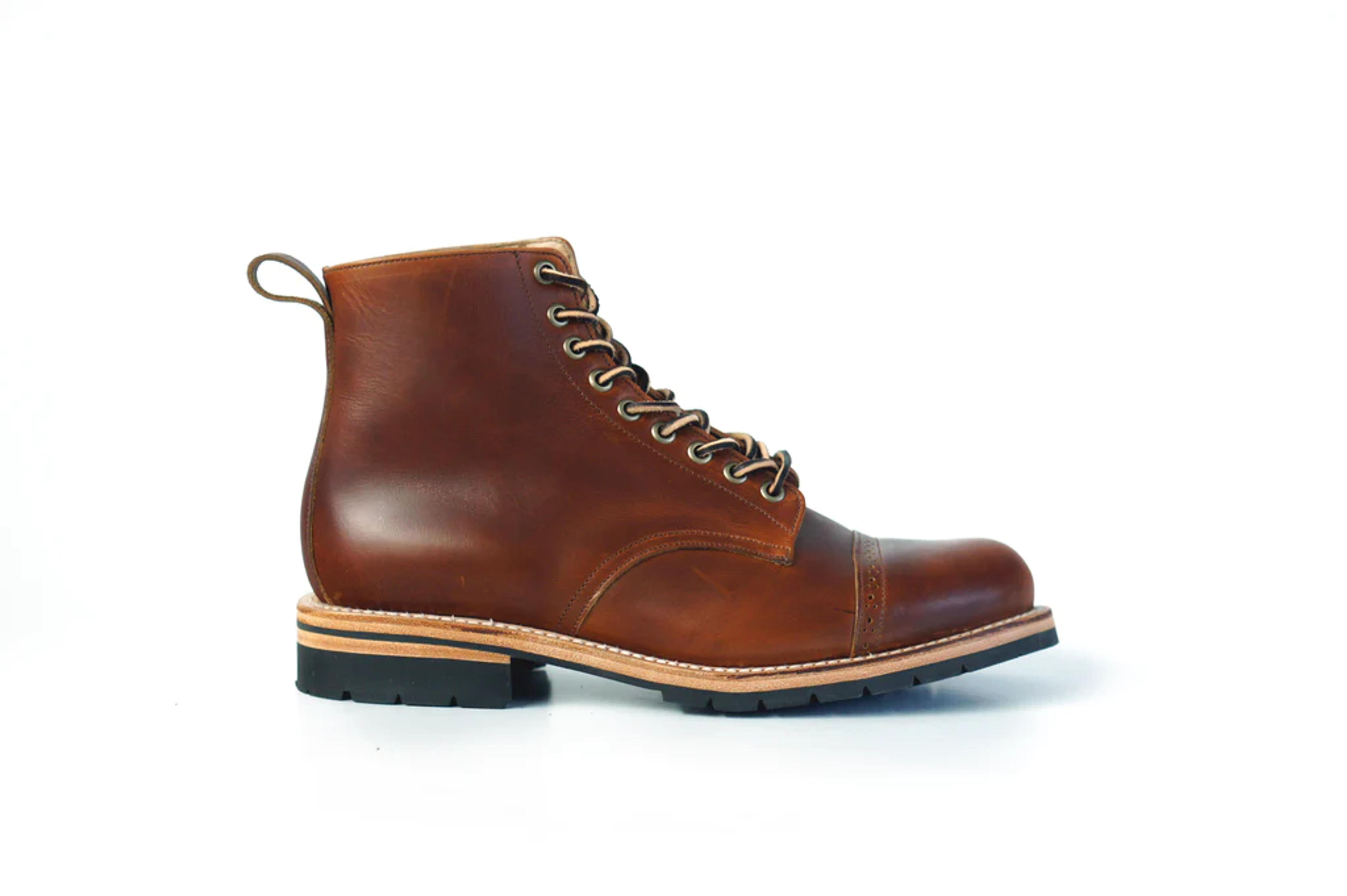 Boondocker (El Soldado) Amarello | Custom Made | Handcrafted Leather boots for Men | Unmarked