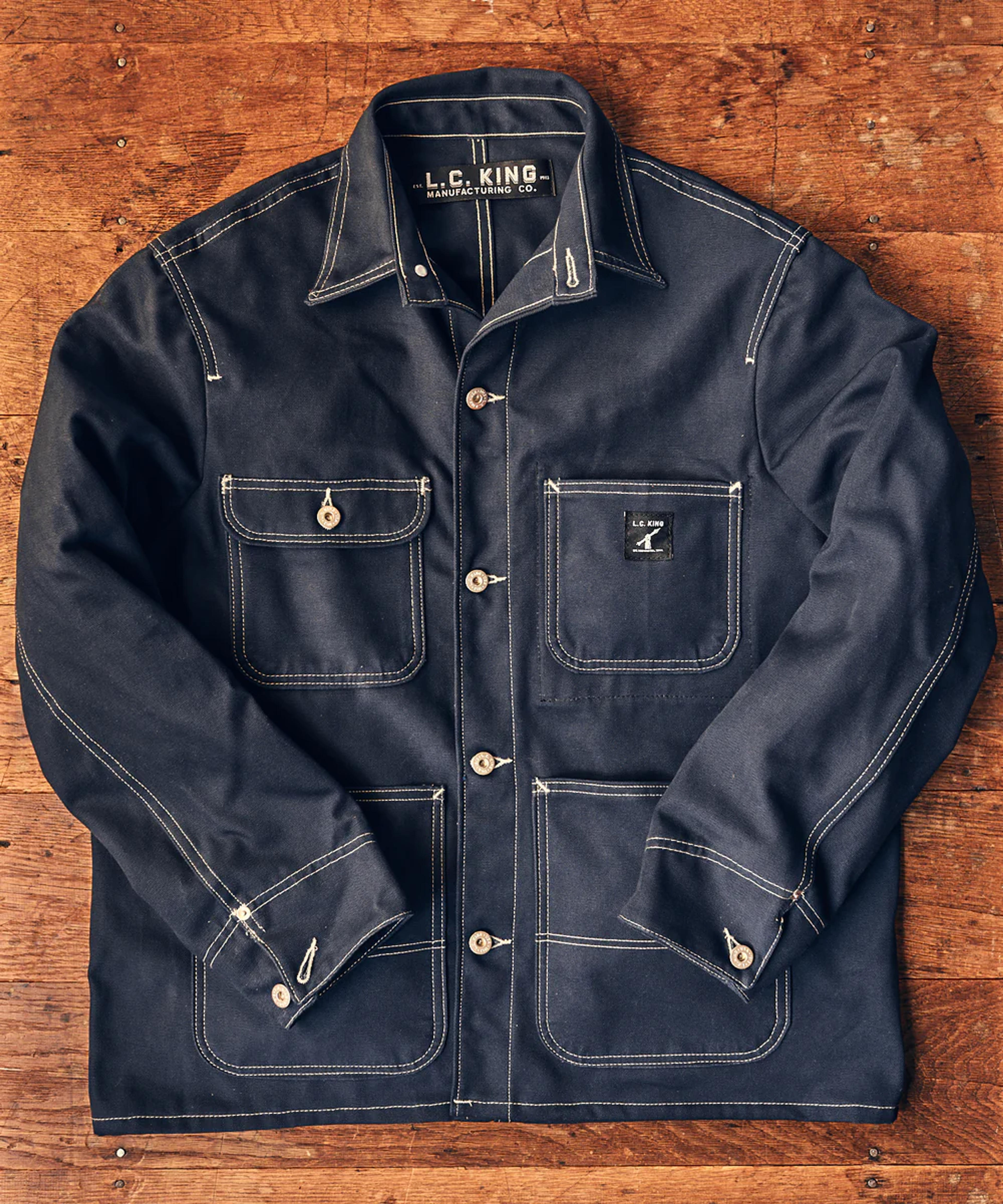 Navy Duck Chore Coat