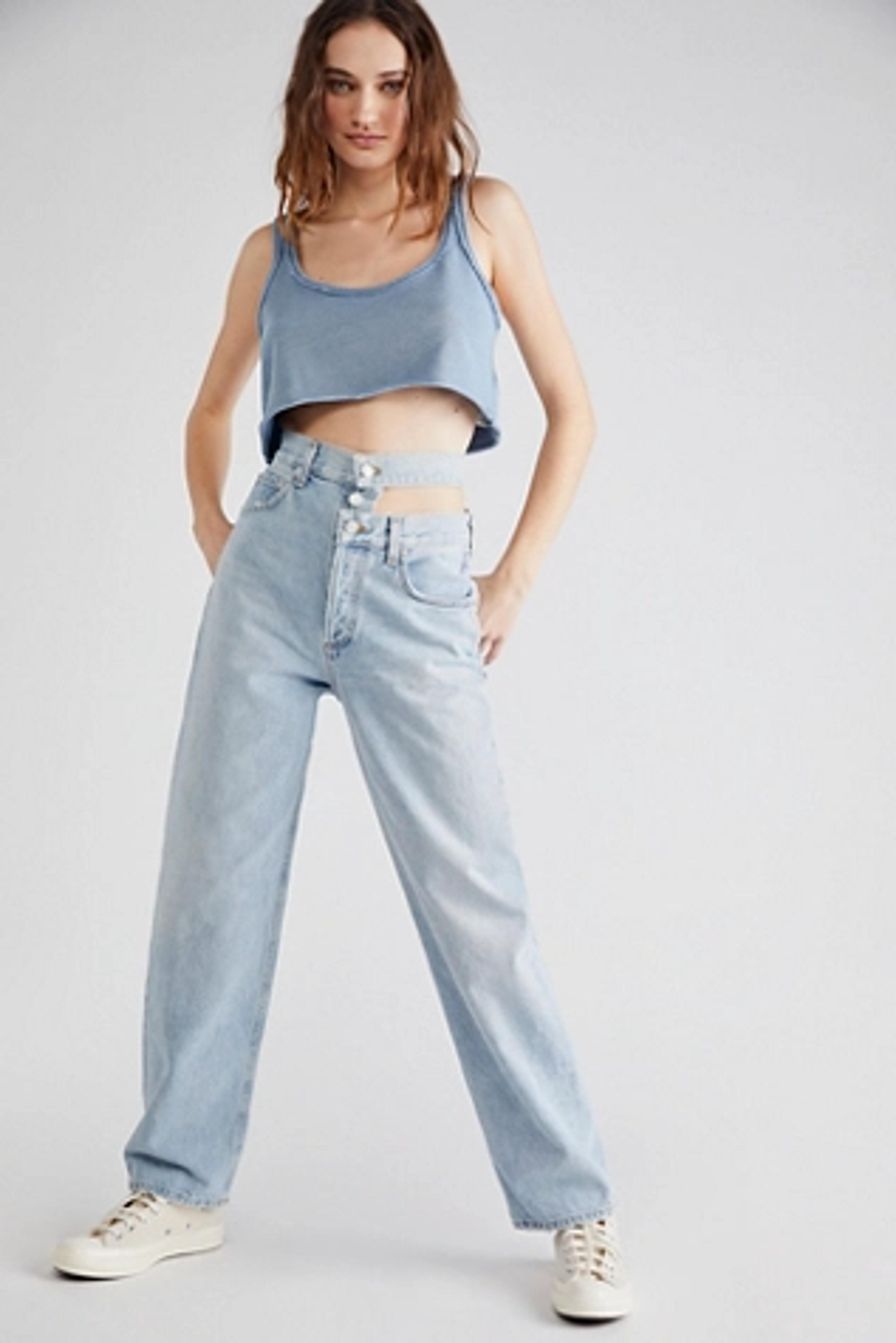 AGOLDE Broken Waistband Jeans | Free People