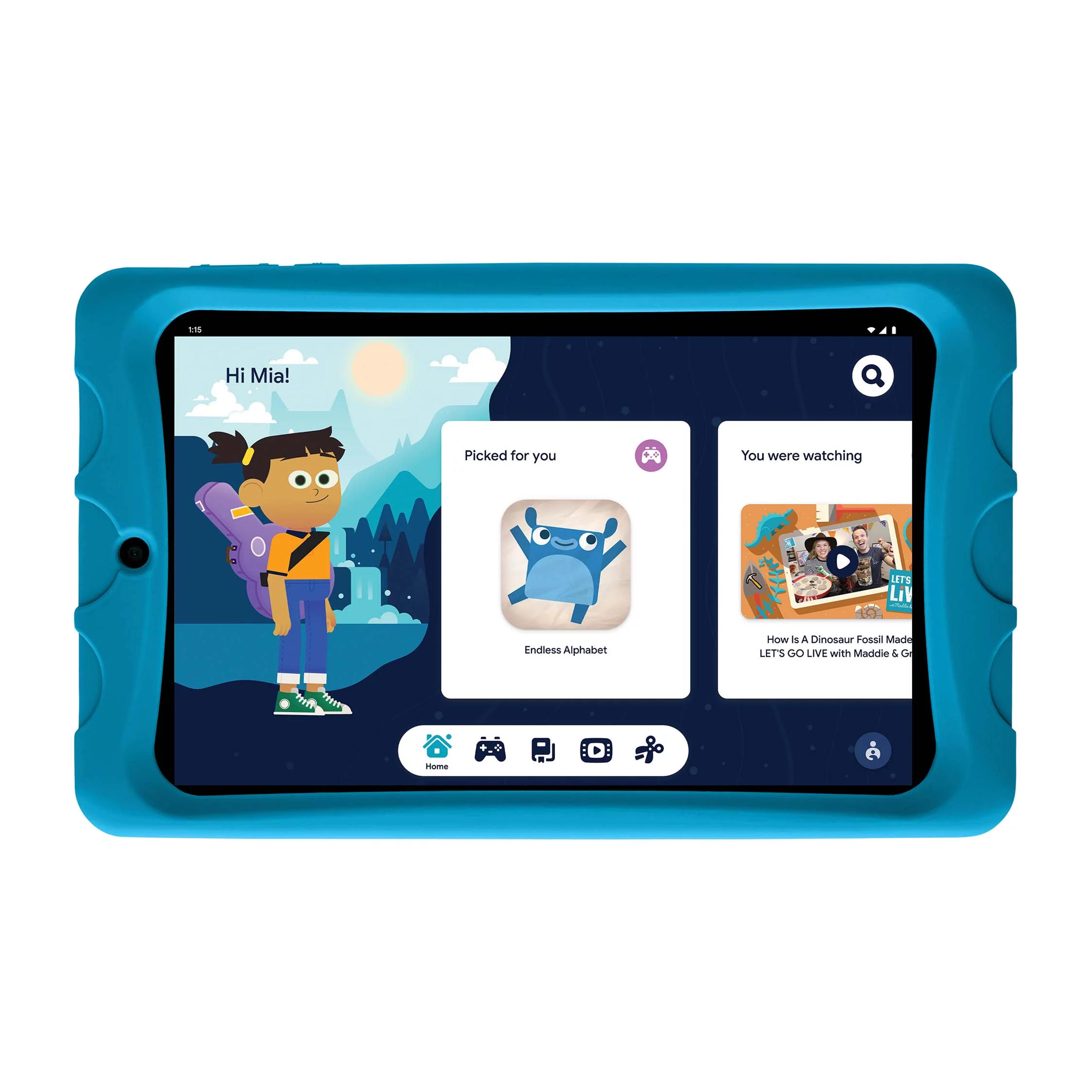 8" Kids Tablet Teal Sachet