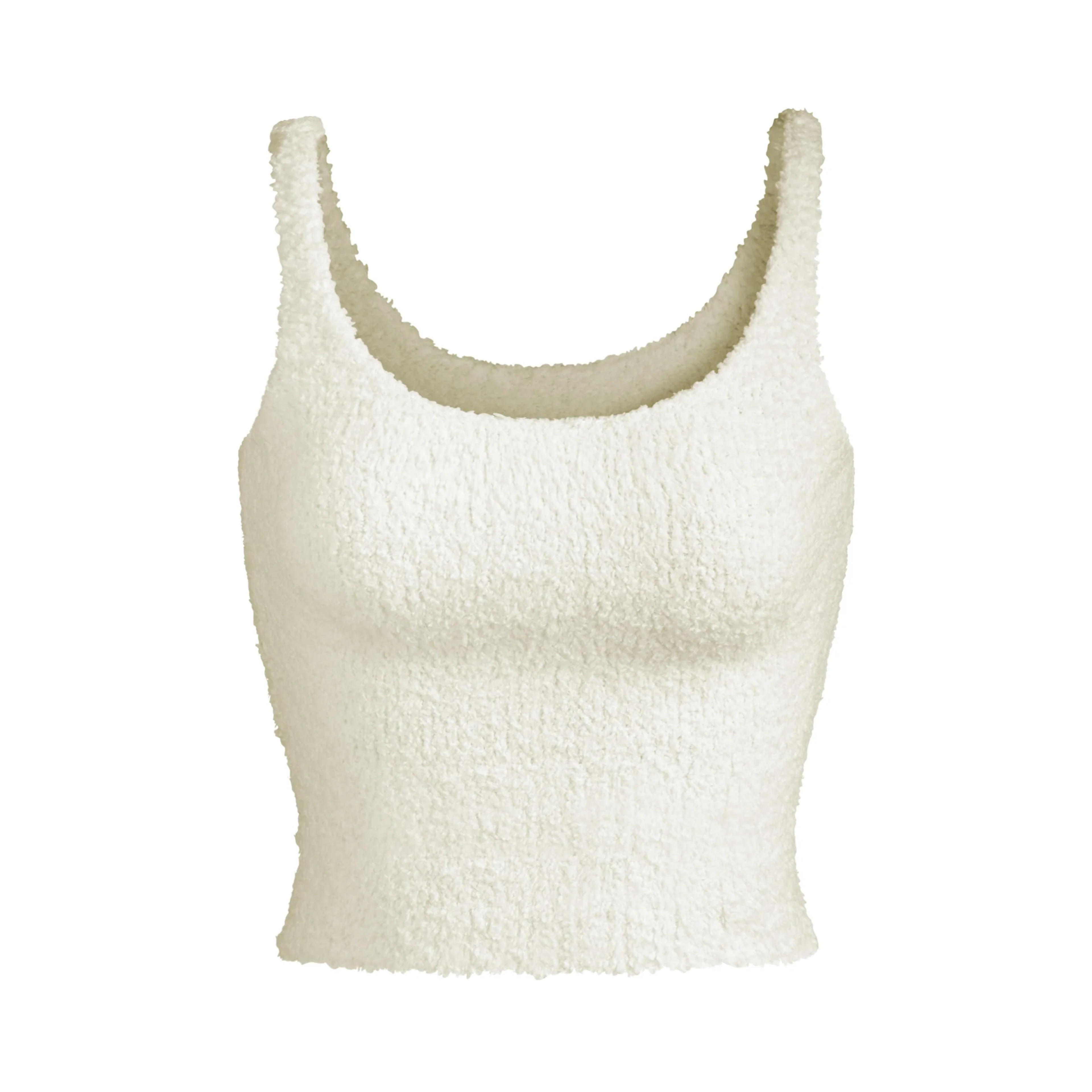 Cozy Knit Tank - Bone