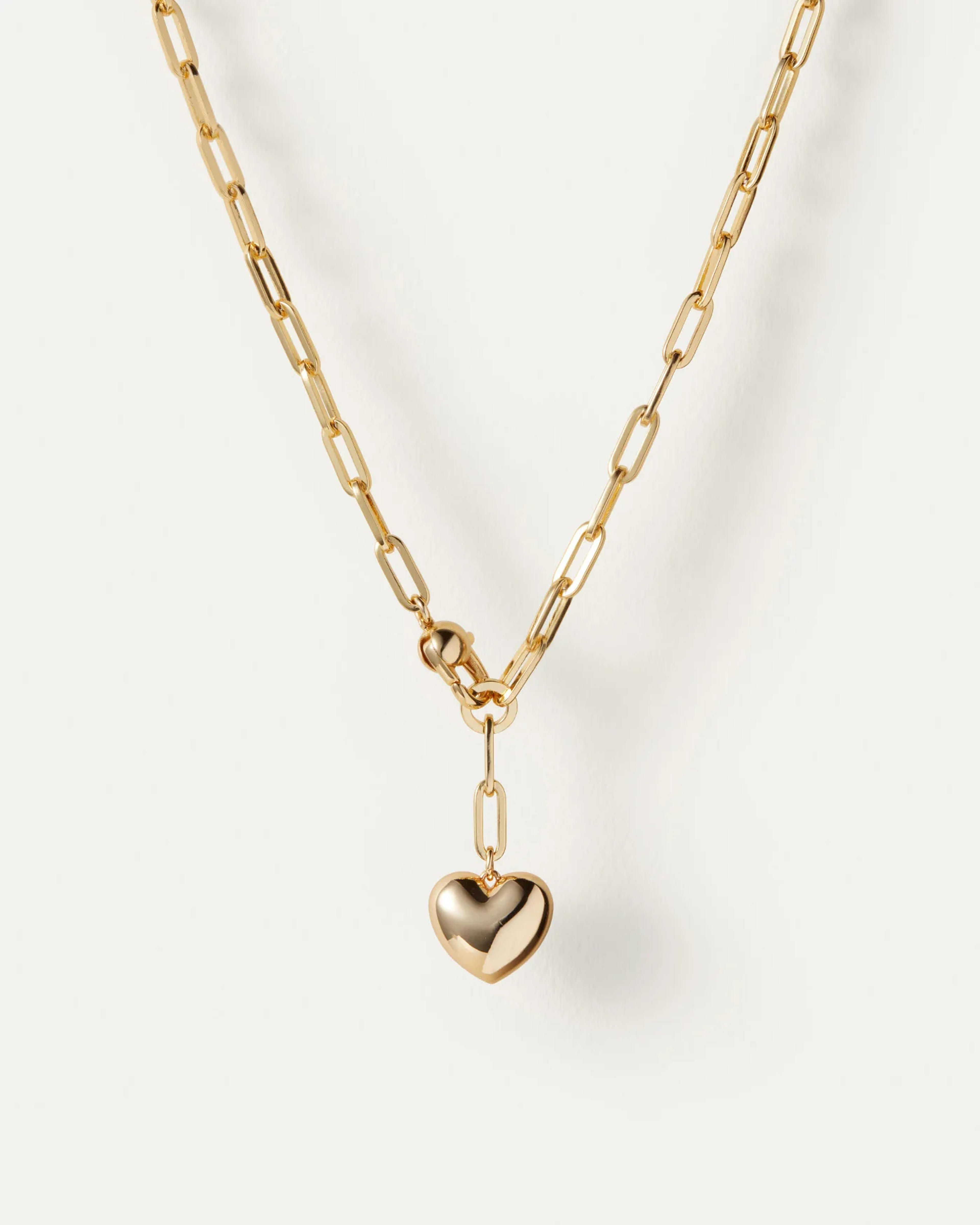 Puffy Heart Chain Gold | JENNY BIRD