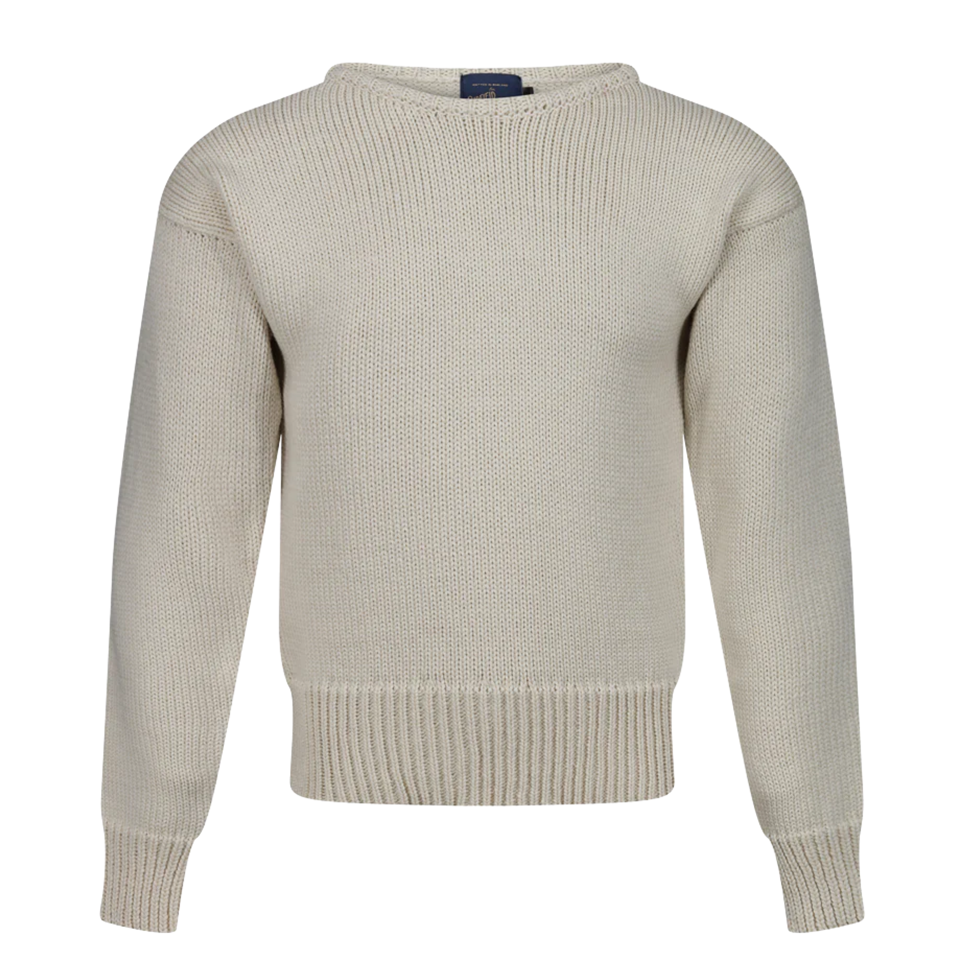 1930s Boat Neck Ecru Sweater