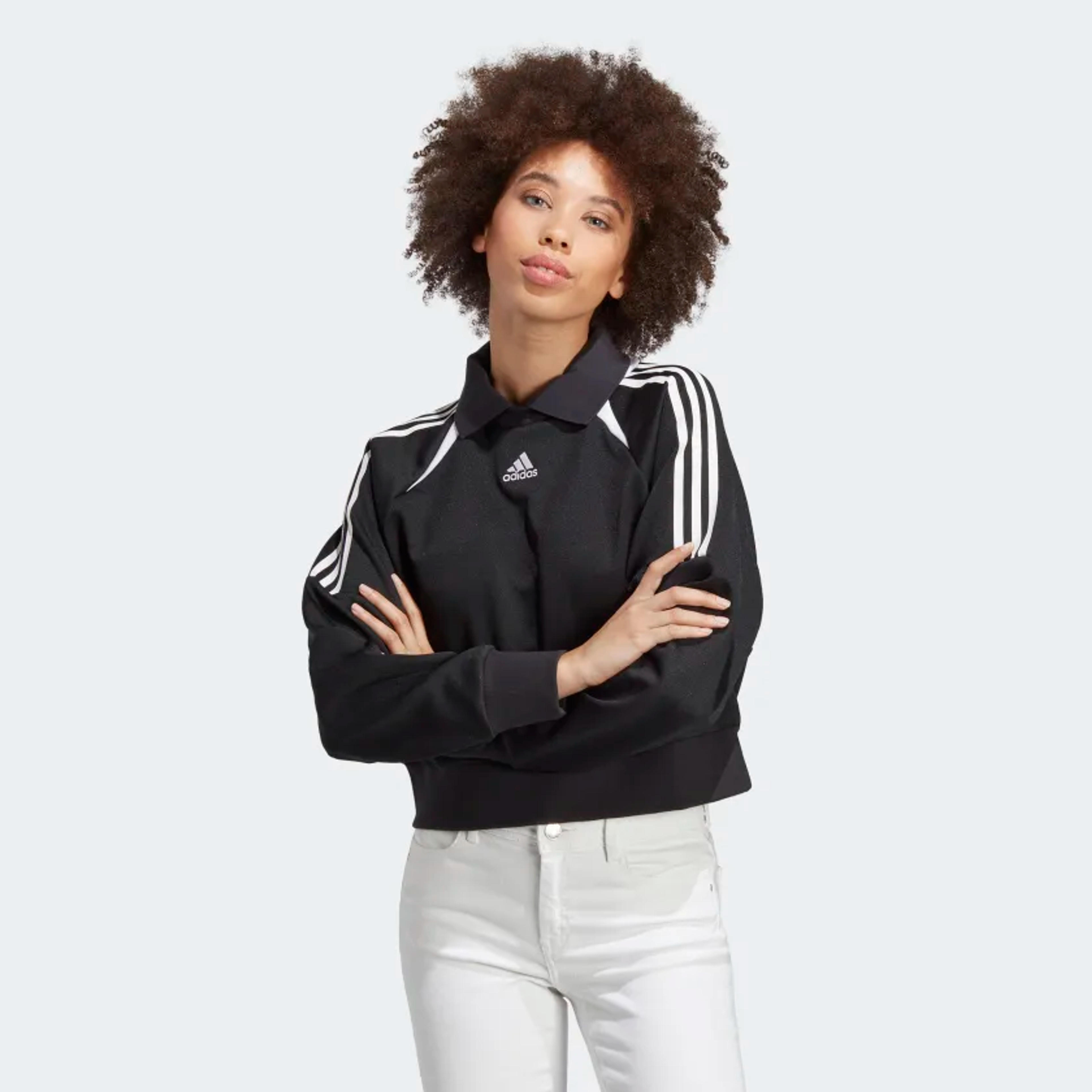 adidas Track Sweatshirt - Black | Women's Lifestyle | adidas US