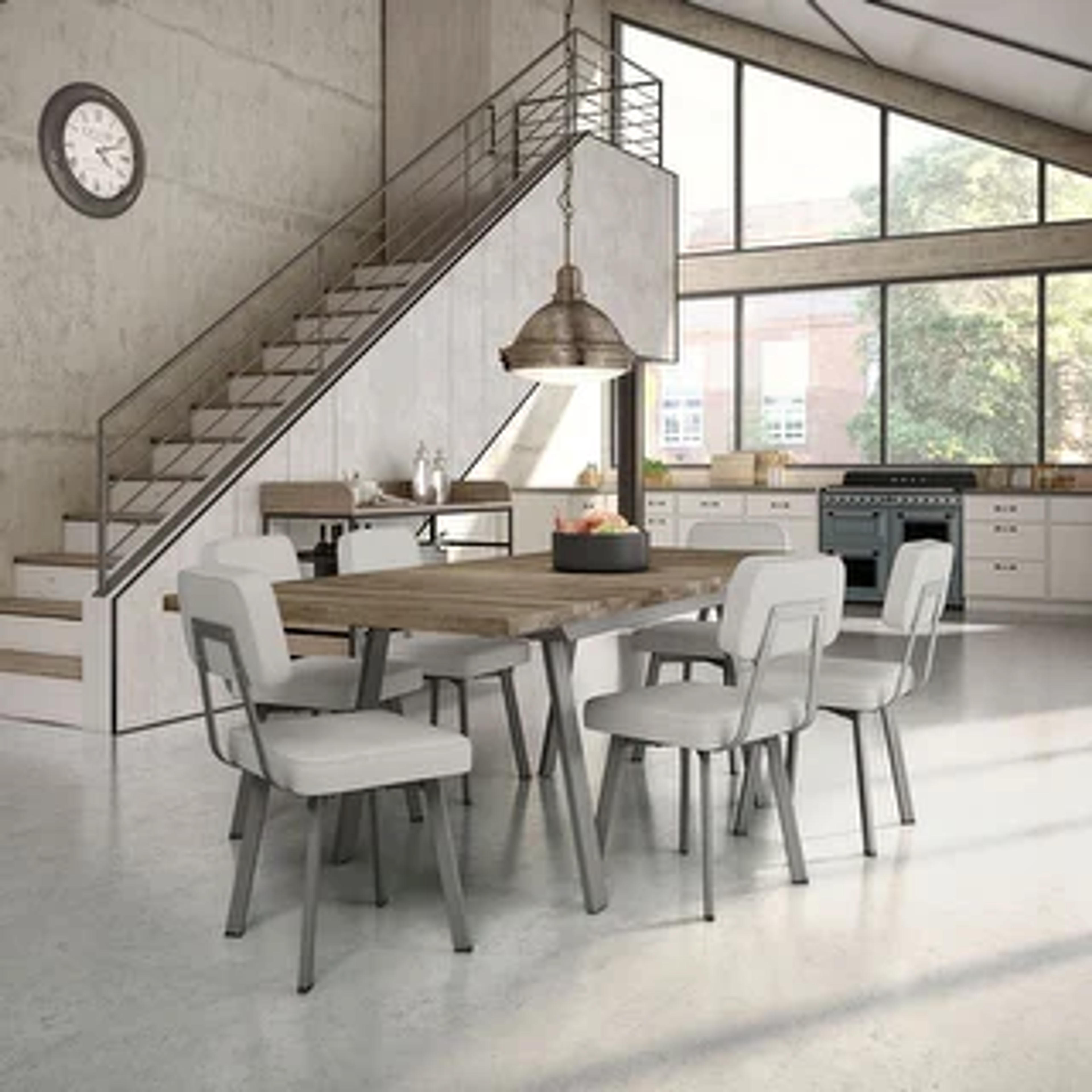 Amisco Kane Extendable Table and Clarkson Chairs Dining set - Overstock - 20306646